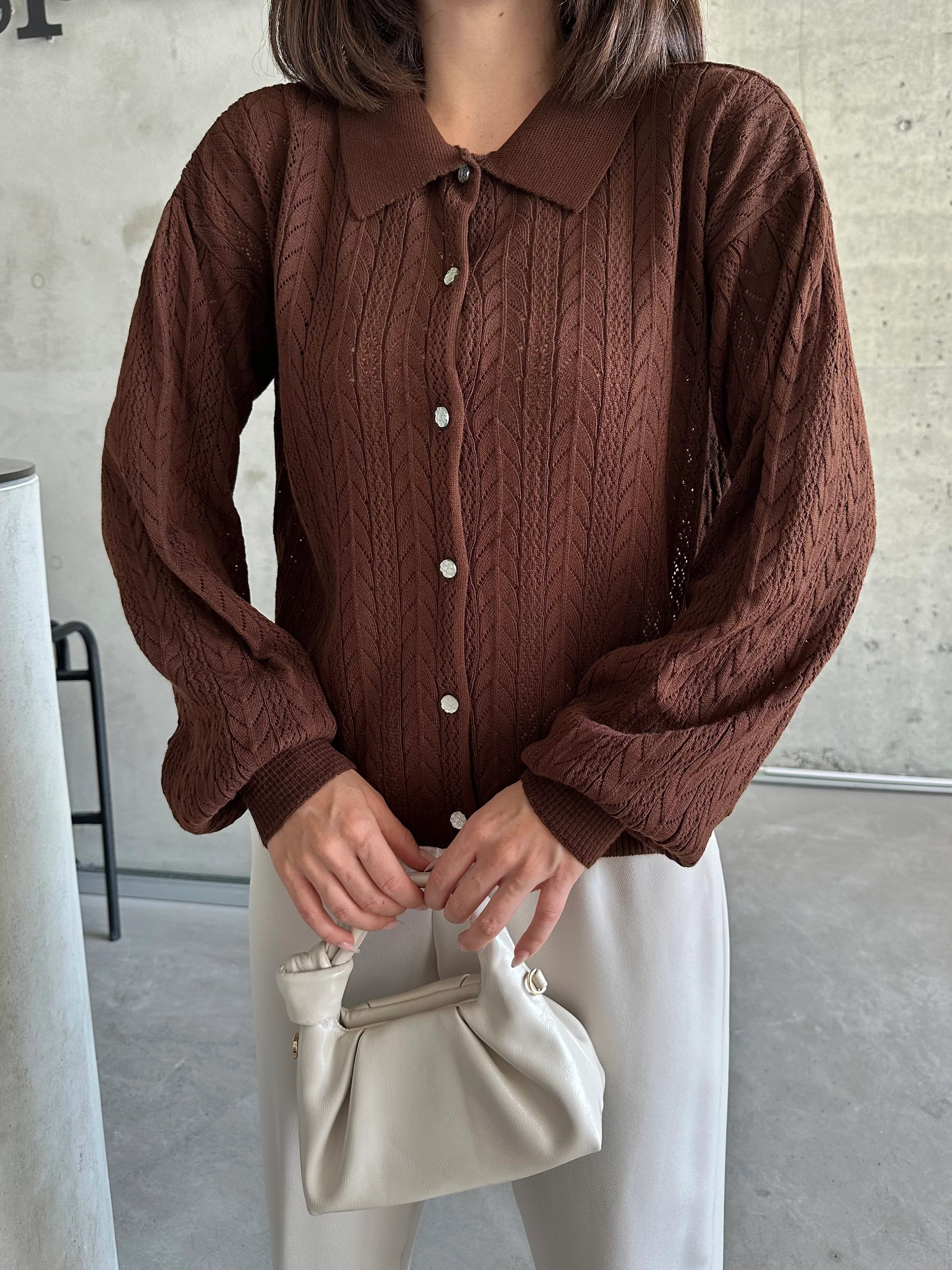 OK DESEN DÜĞMELİ KAZAK