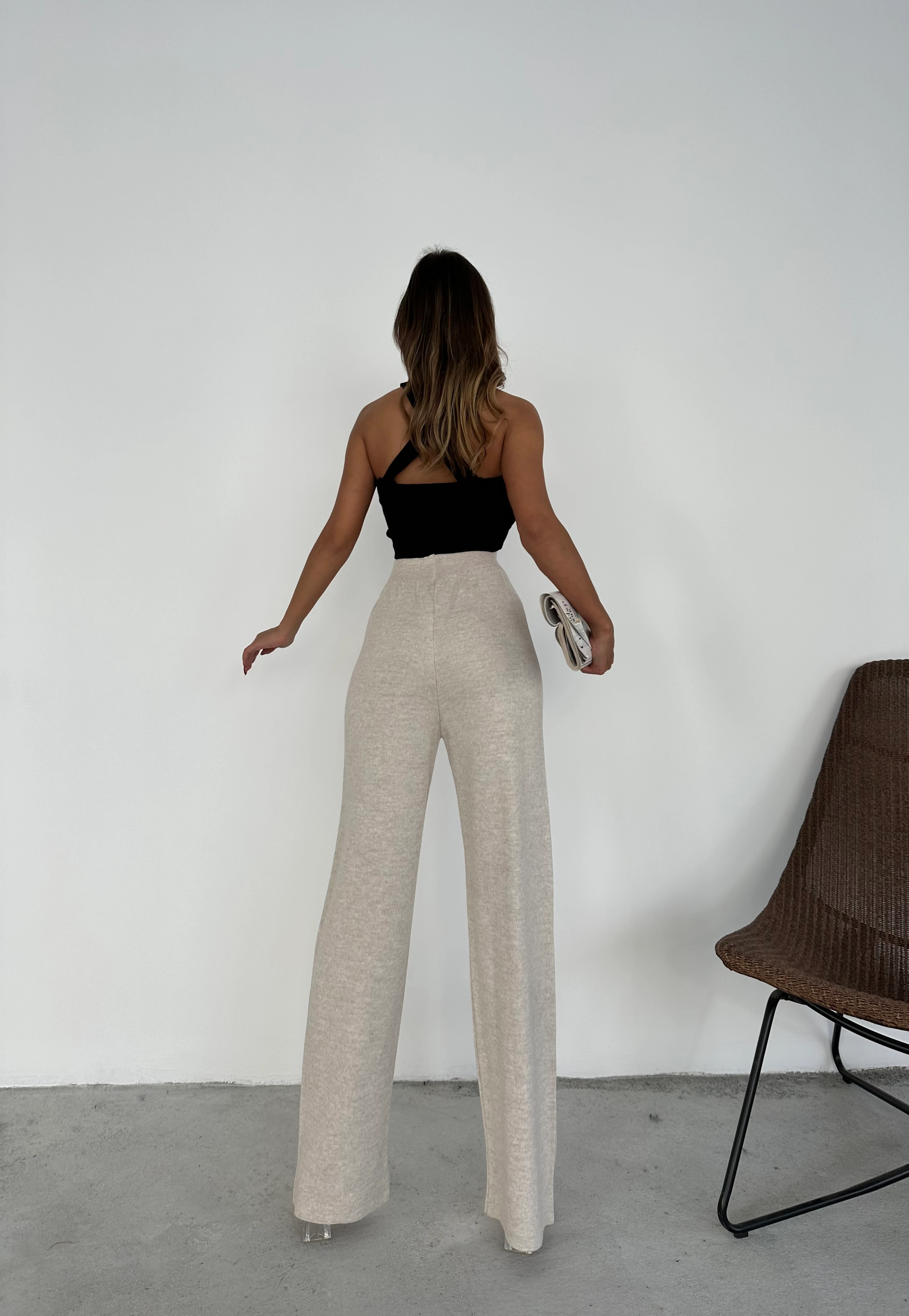 İPSİZ SADE BASİC PANTOLON - Taş