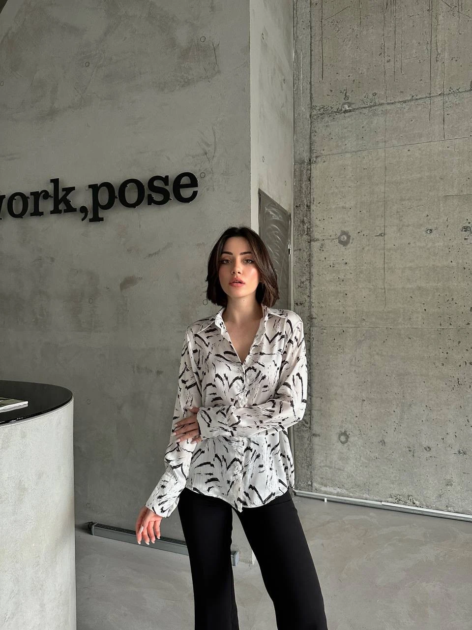 SANAT DESEN YORYO SATEN GÖMLEK