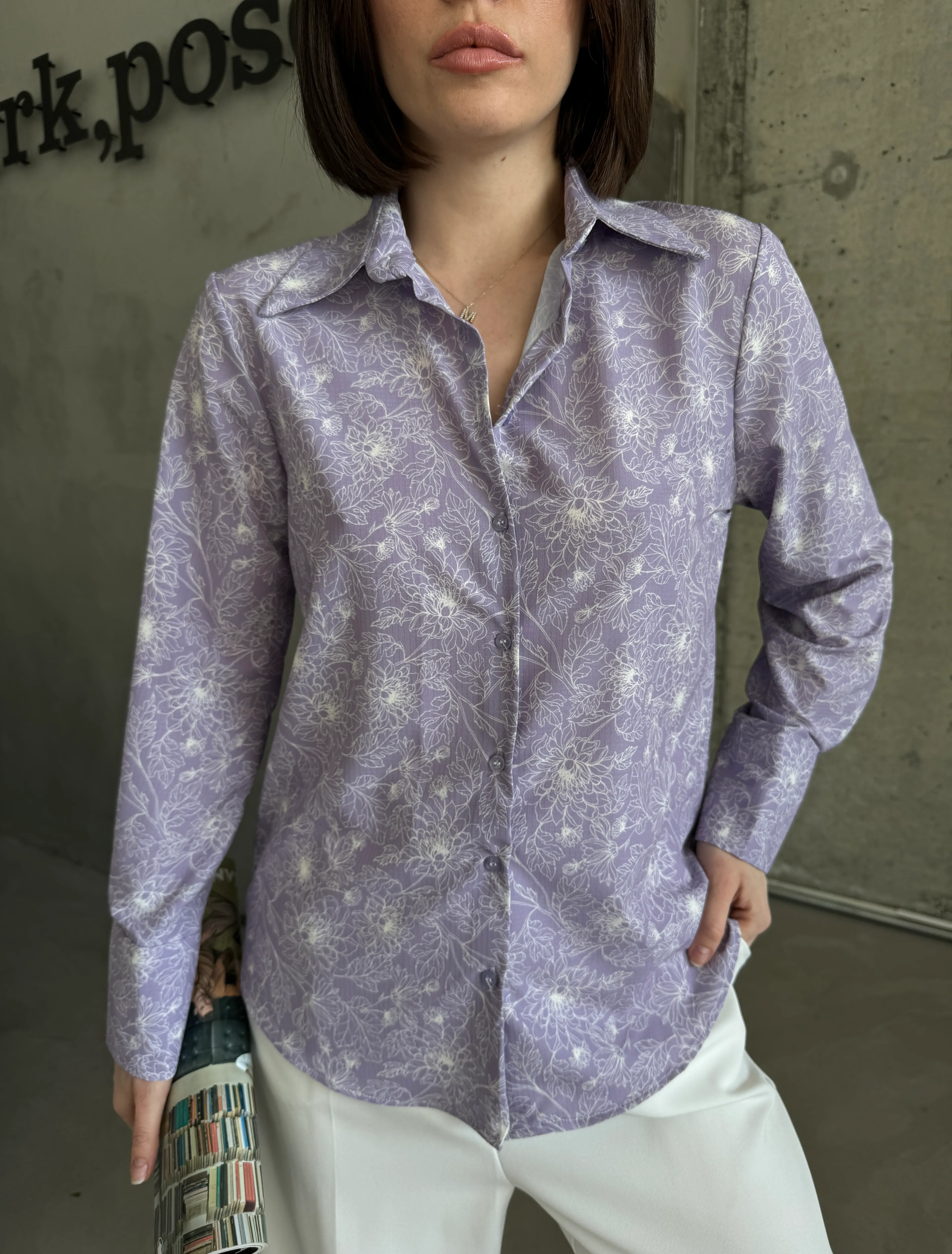 GALAKSİ DESEN GÖMLEK