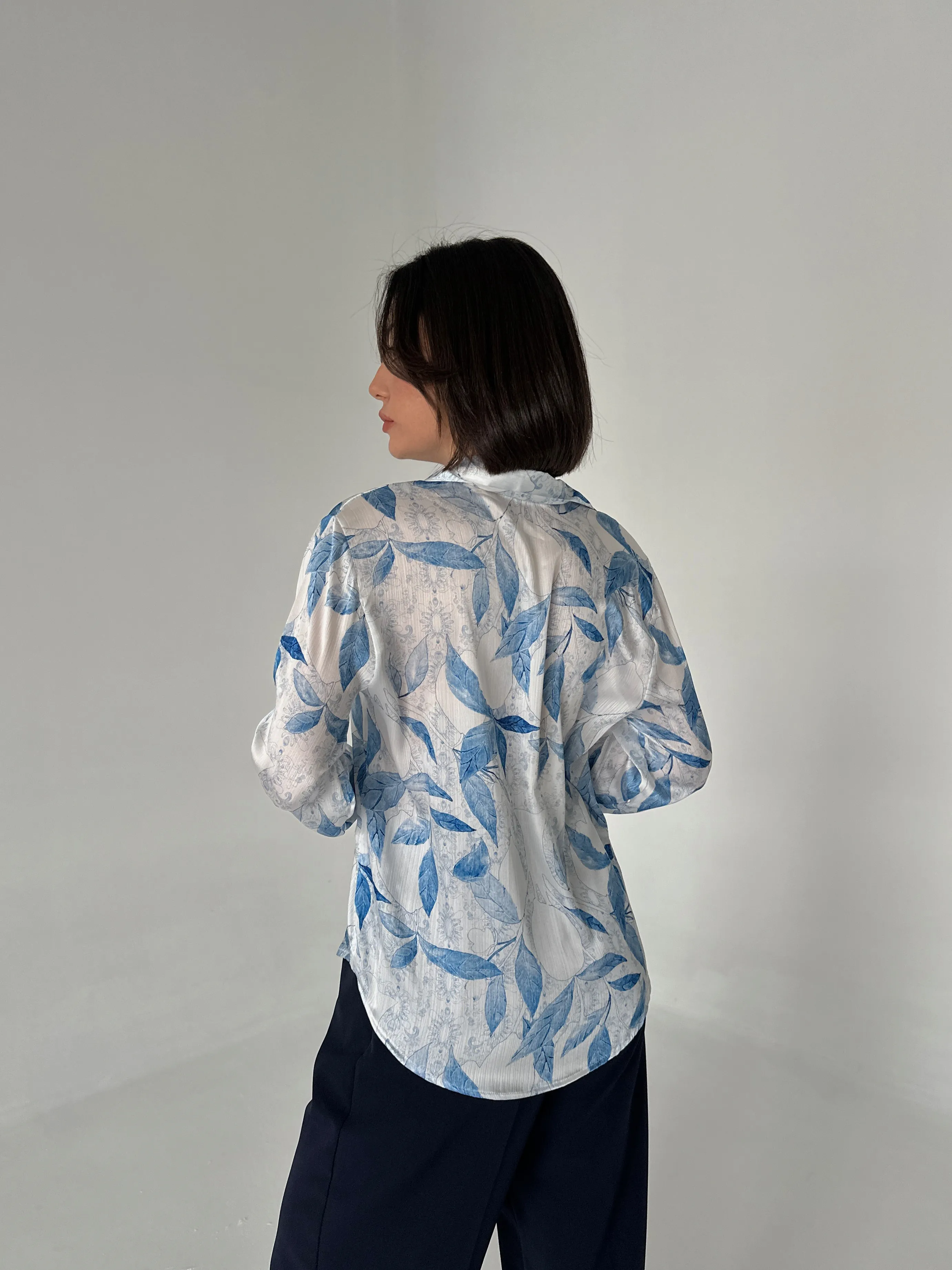 ISIRGAN OTU YORYO SATEN GÖMLEK