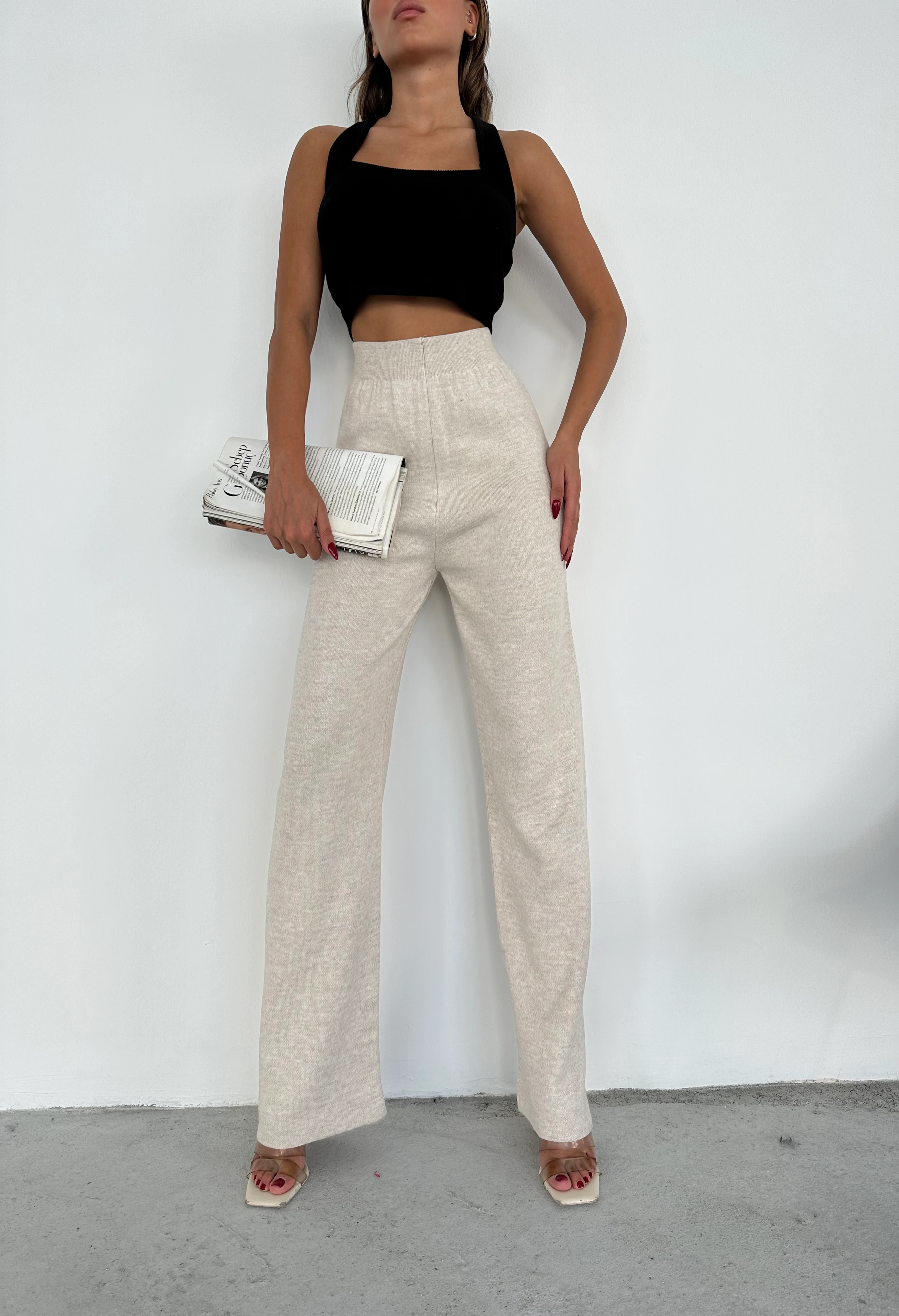 İPSİZ SADE BASİC PANTOLON - Taş