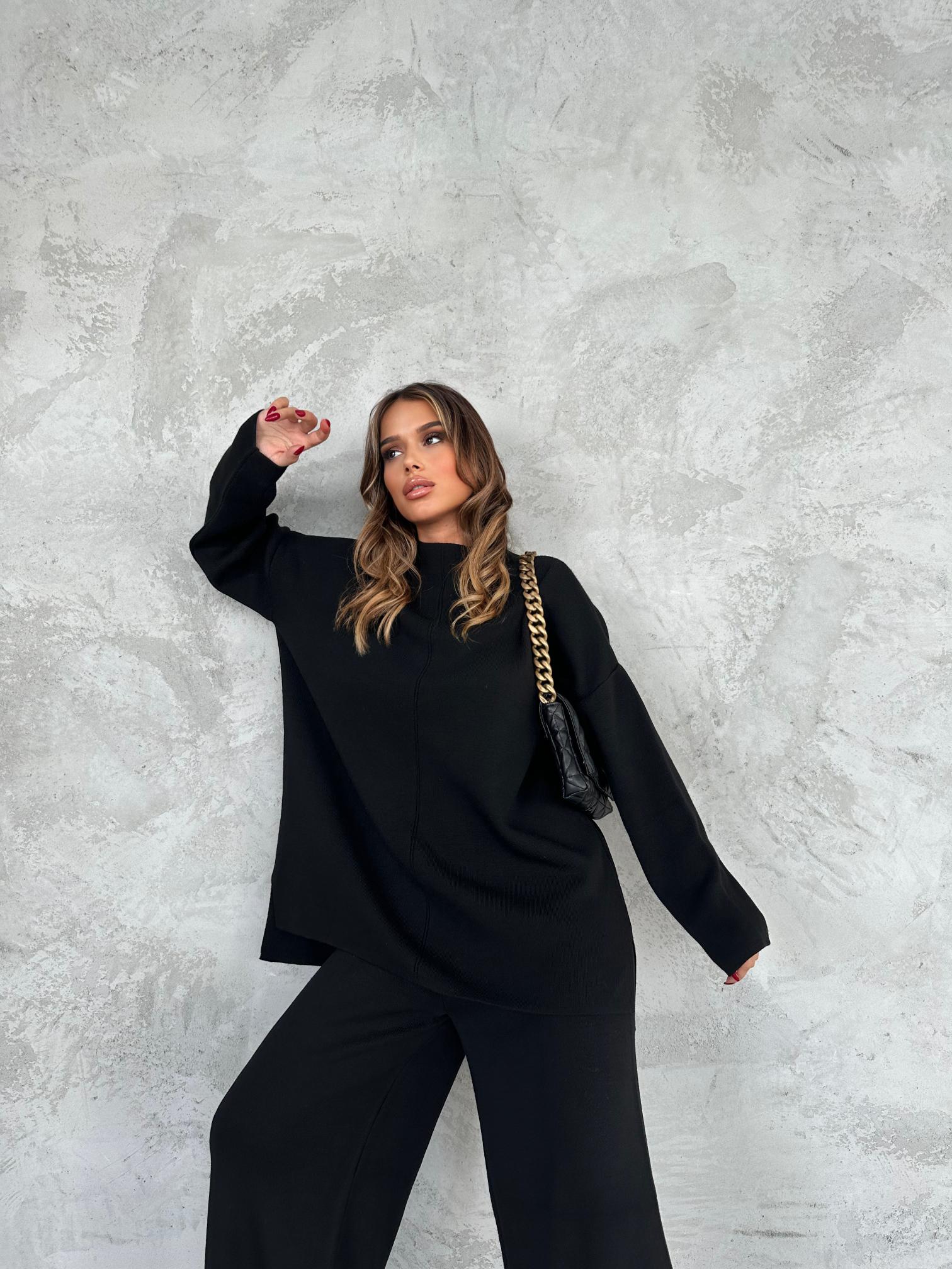 Sade İnterlok Takım - Siyah