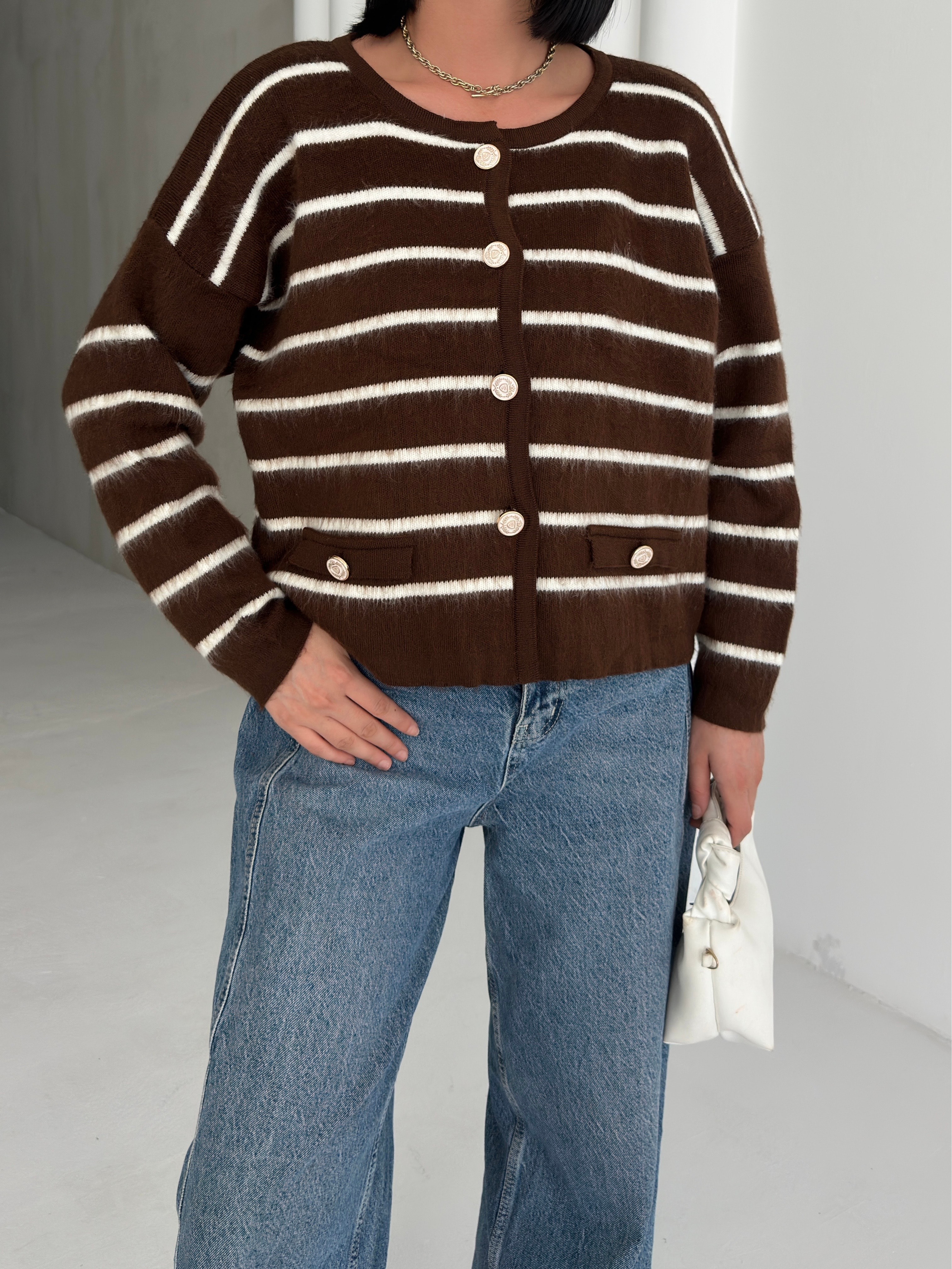 ŞARDONLU CEPLİ HIRKA