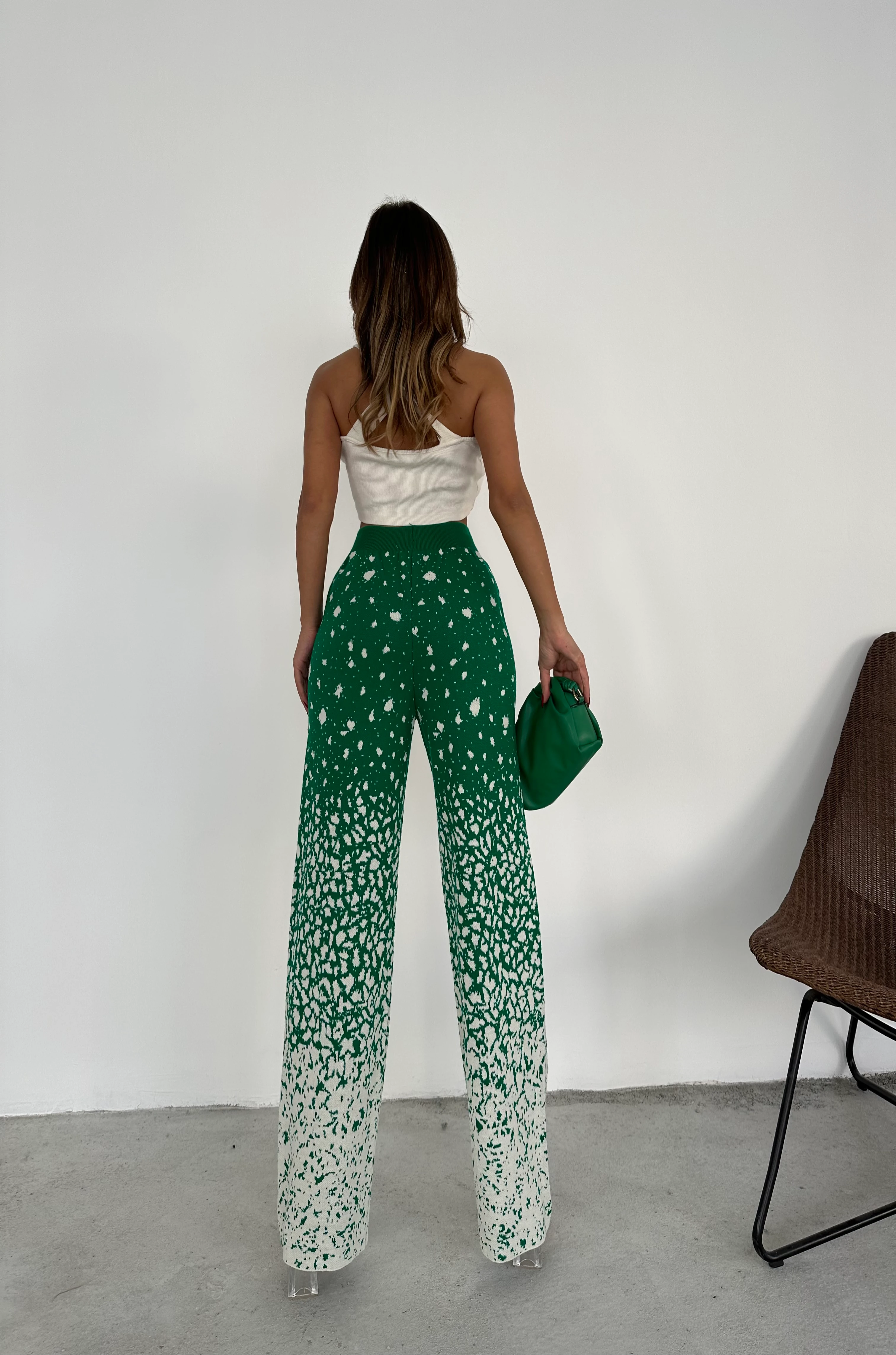 KAR DESENLİ PANTOLON - Benetton