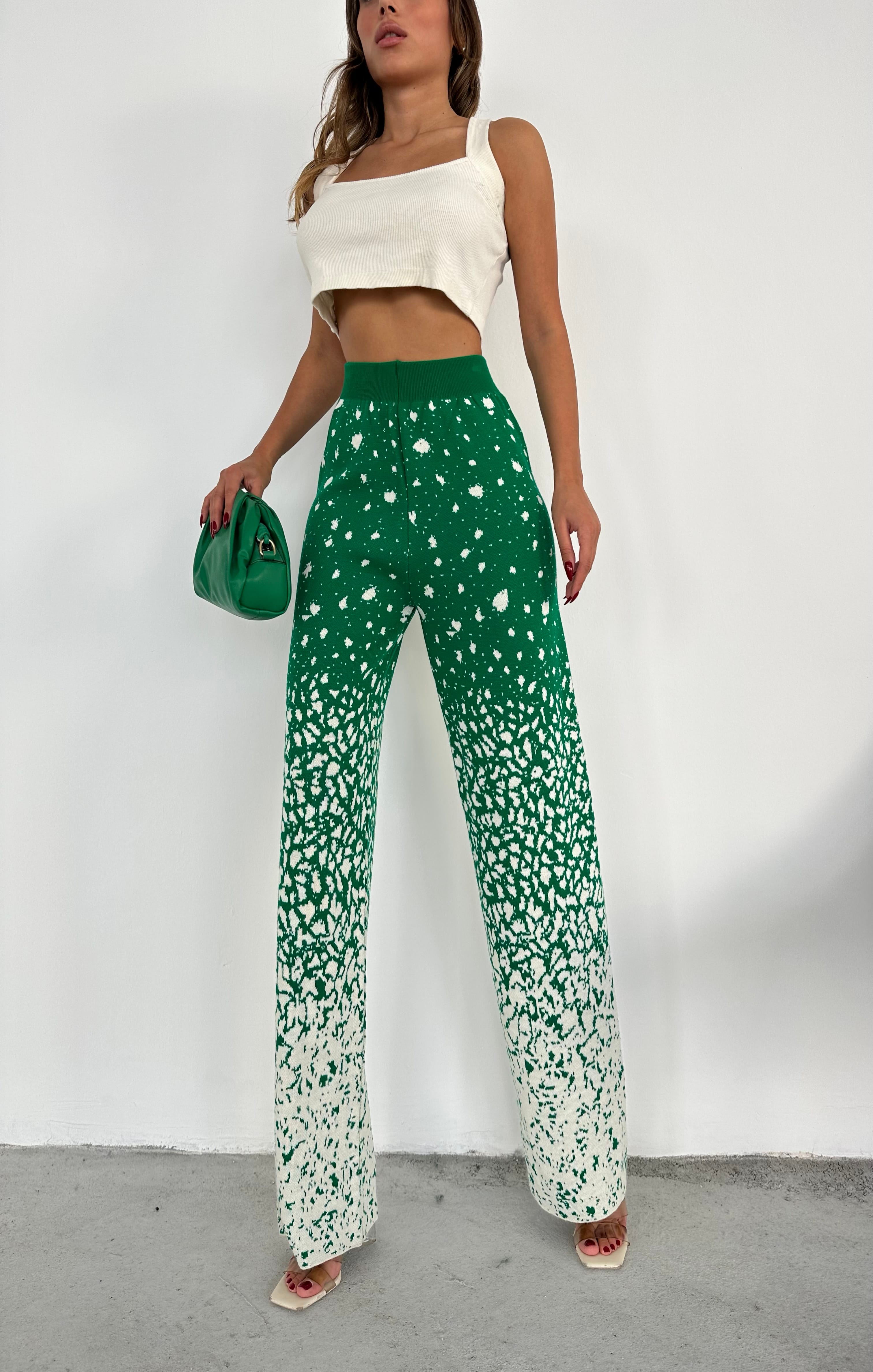 KAR DESENLİ PANTOLON - Benetton