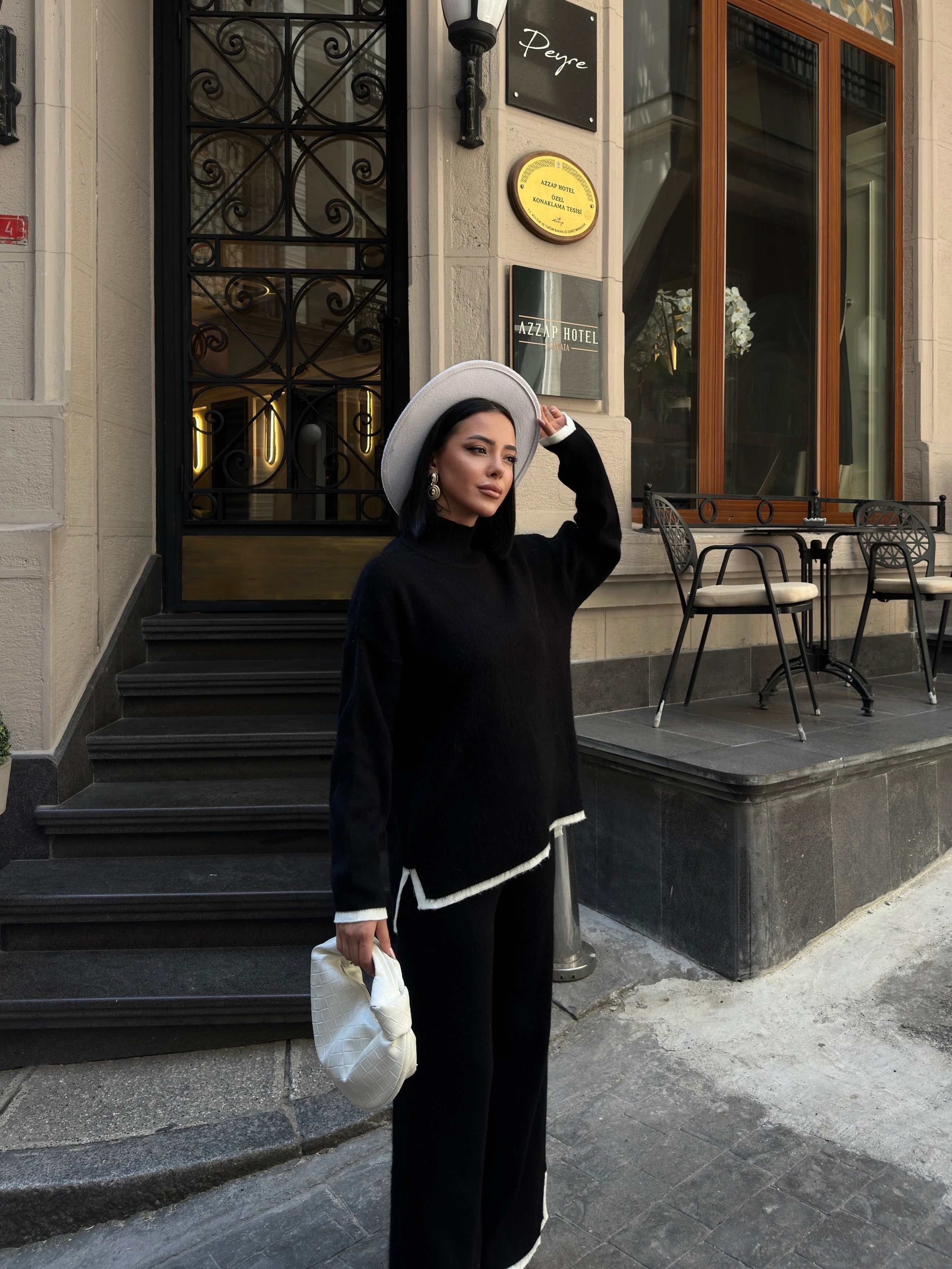 YIKAMALI YIRTMAÇLI TAKIM - Siyah