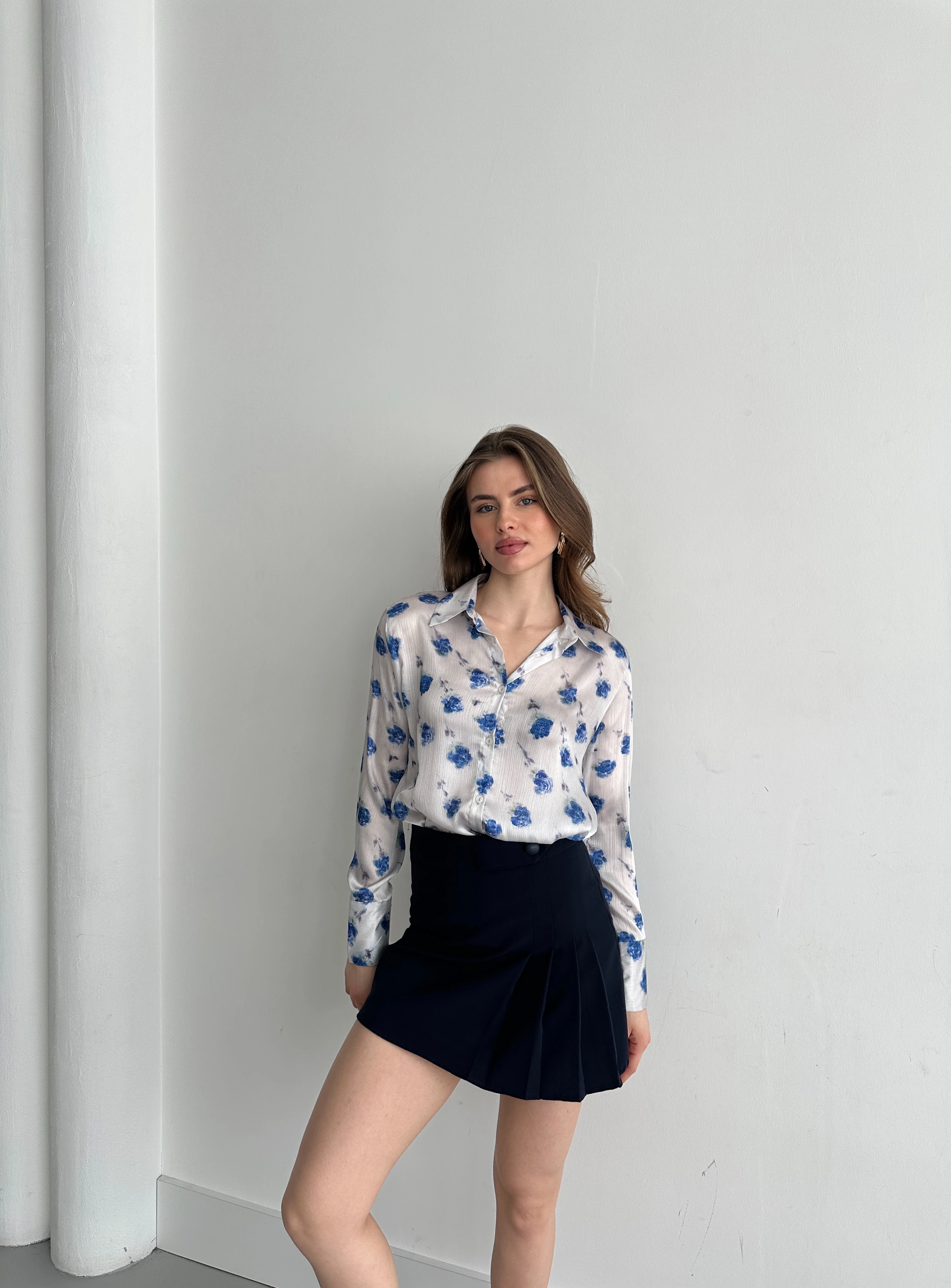 KASIM PATI DESEN GÖMLEK