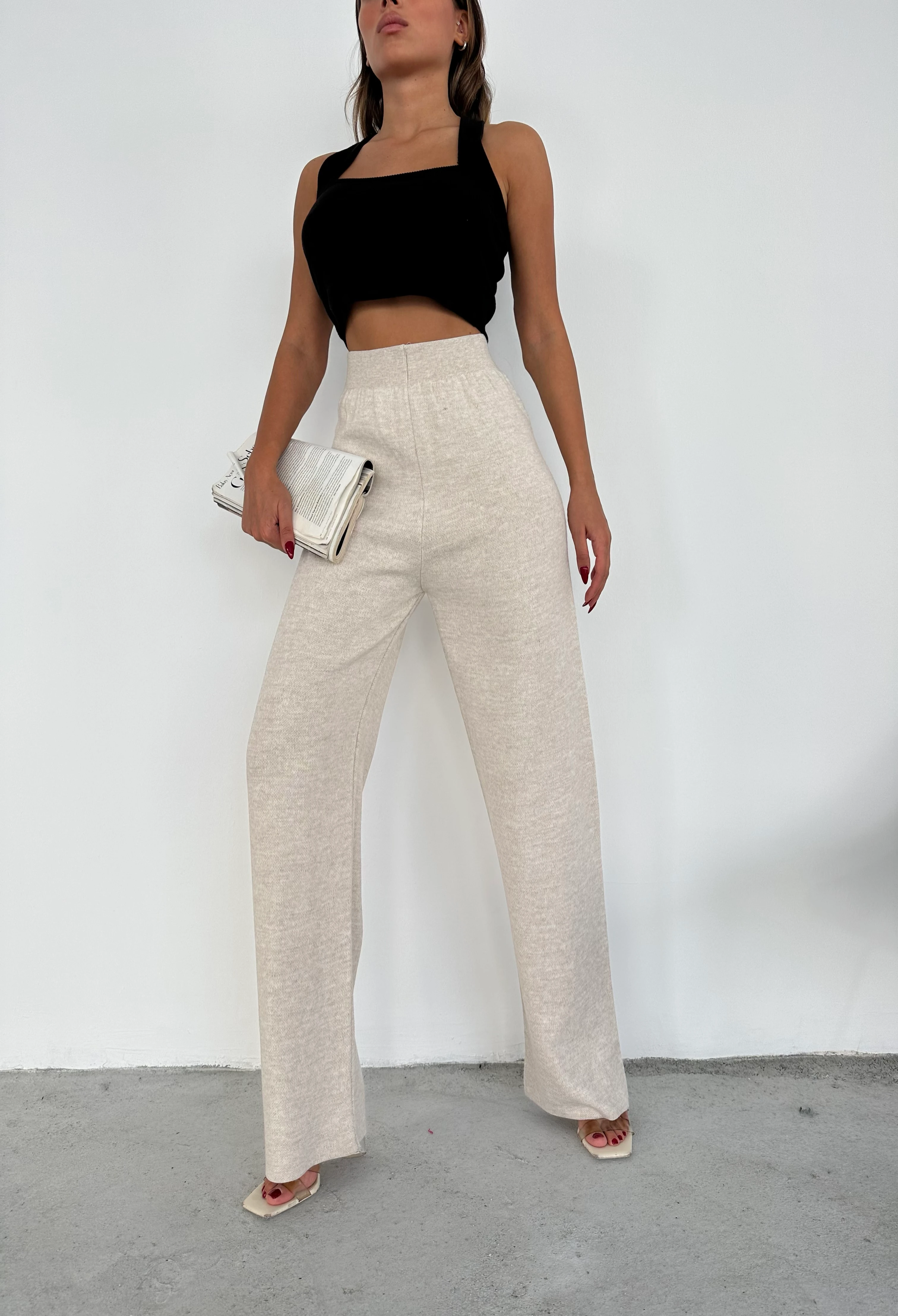İPSİZ SADE BASİC PANTOLON - Taş