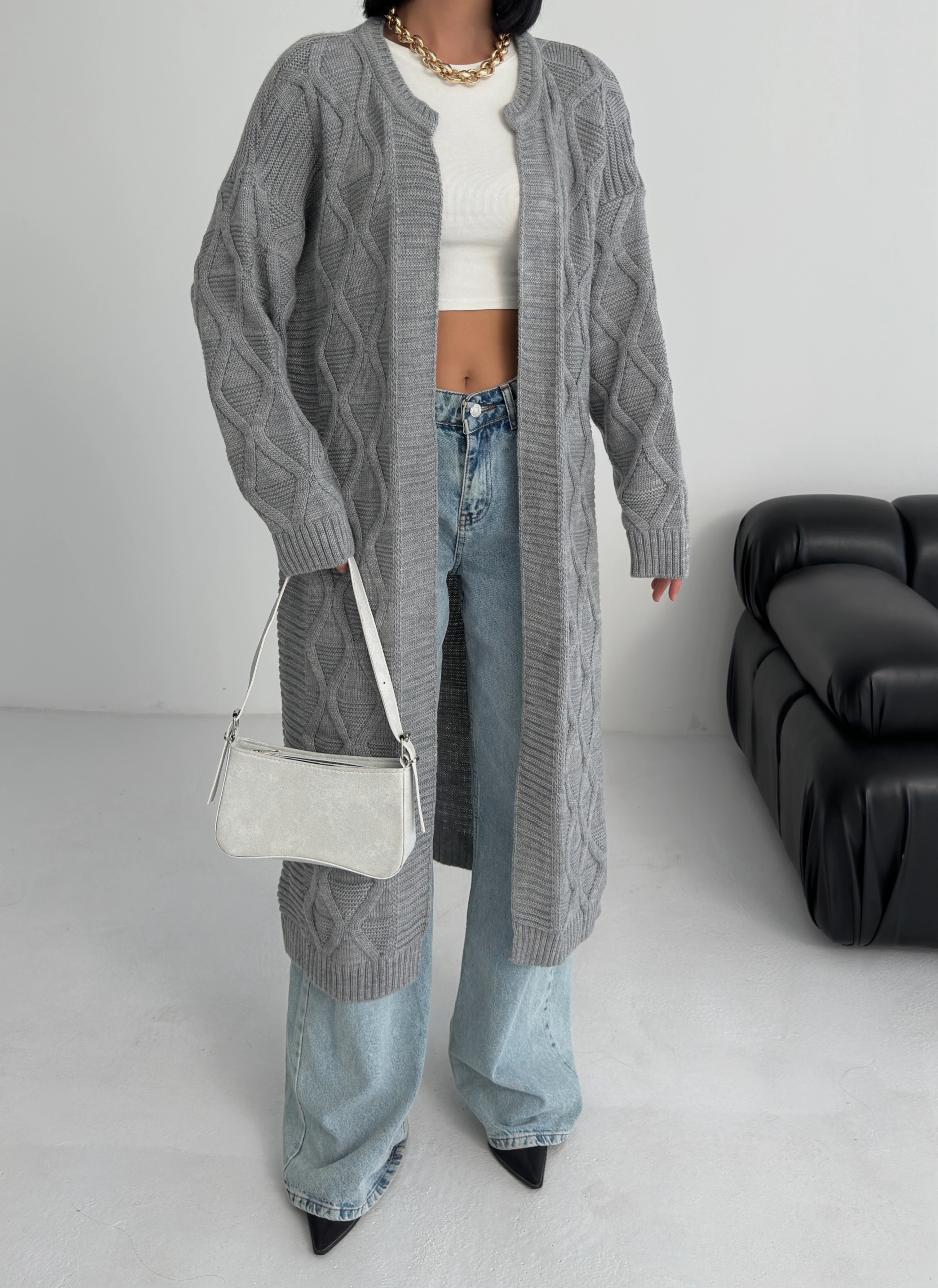 ZİNCİR DESEN HIRKA