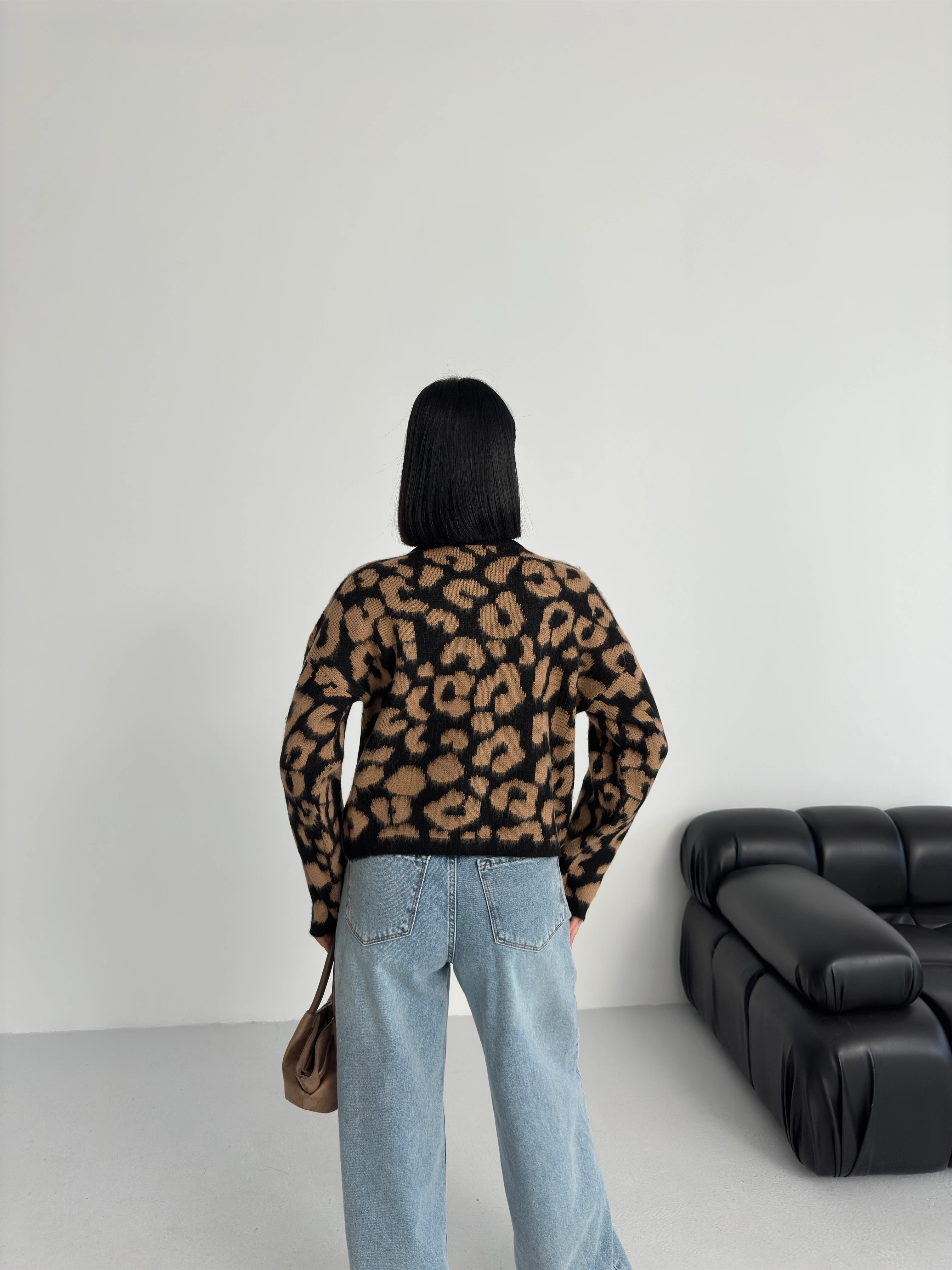 İNTERSİYE DESENLİ HIRKA