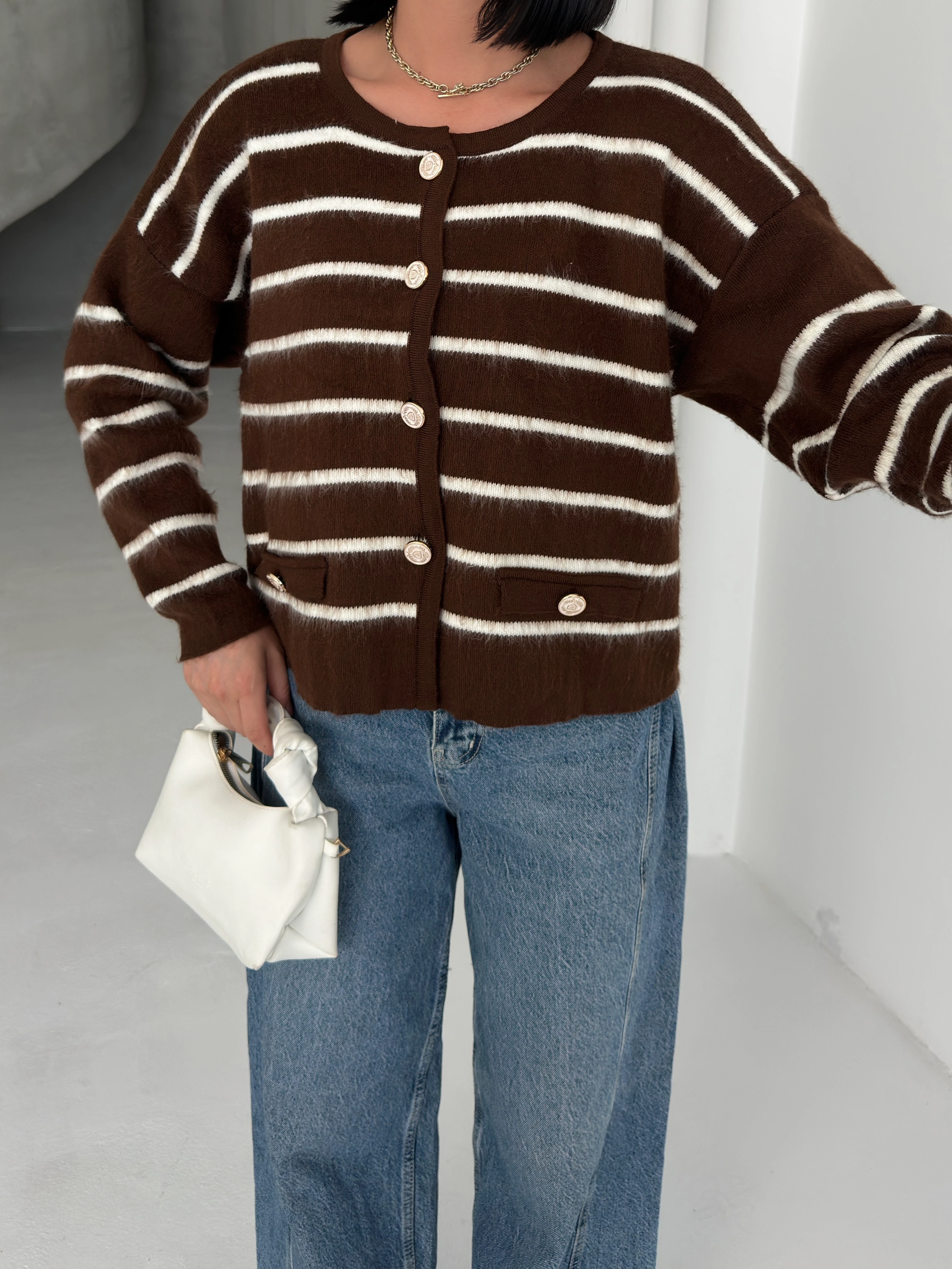 ŞARDONLU CEPLİ HIRKA