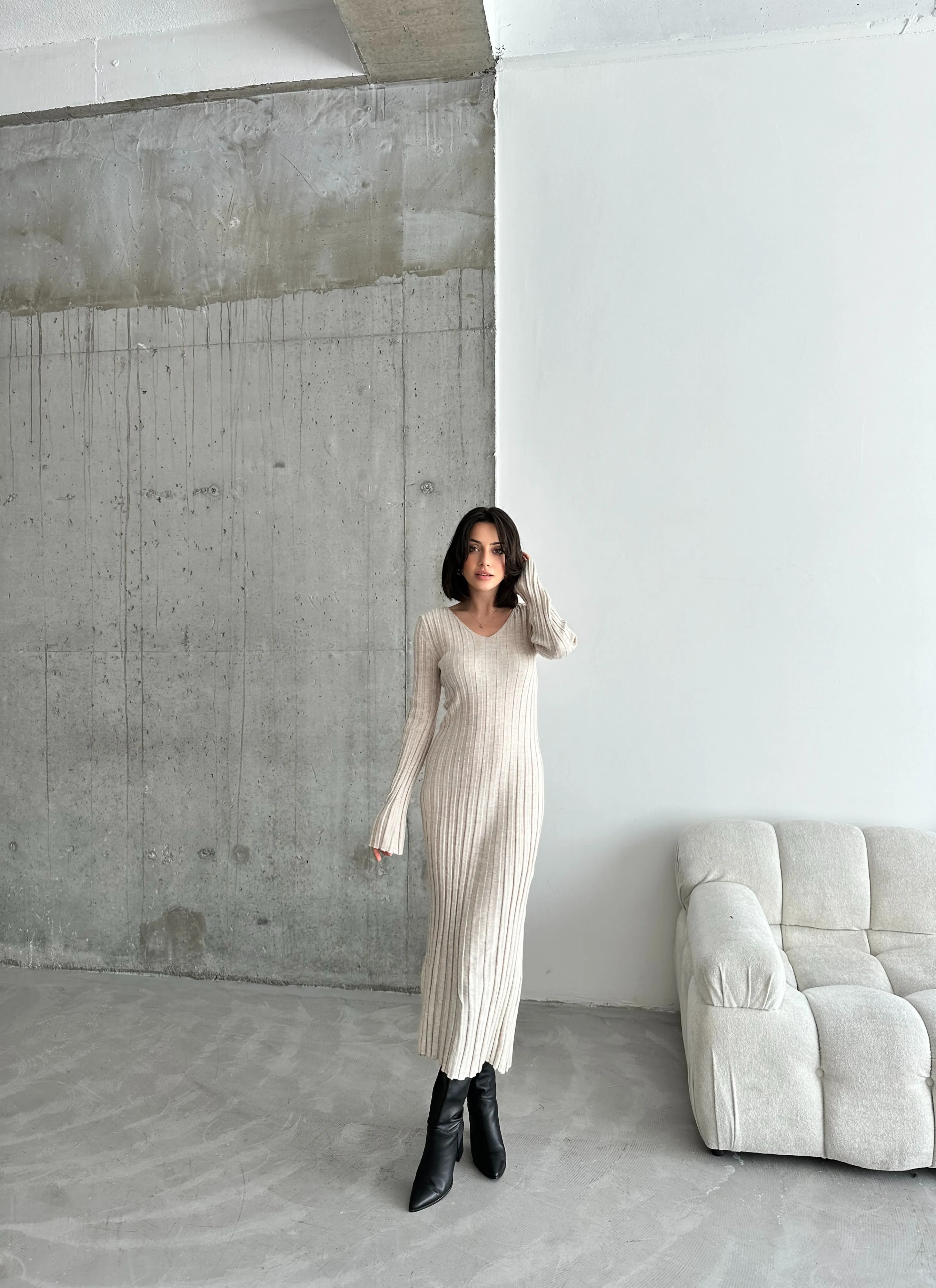 BAYILAN FİTİLLİ ELBİSE