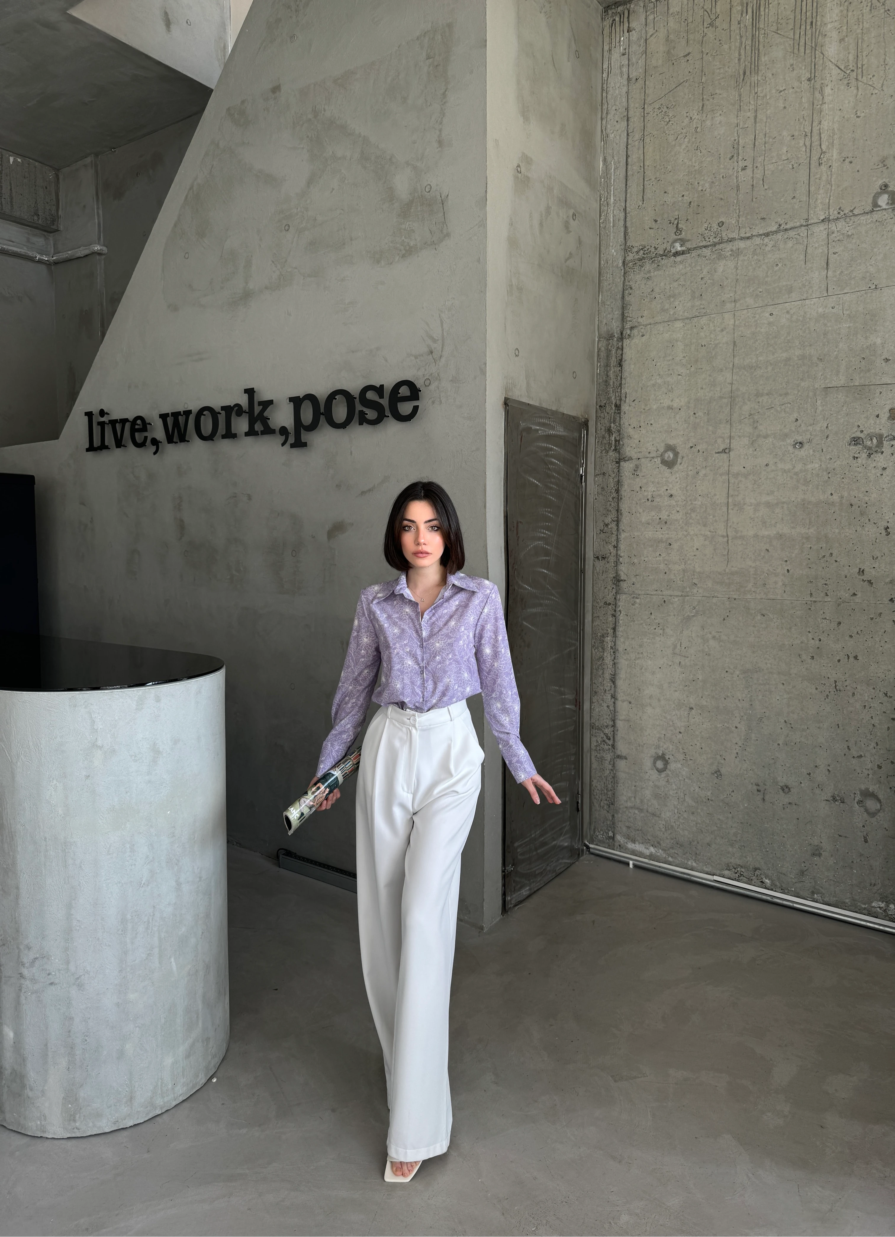 GALAKSİ DESEN GÖMLEK