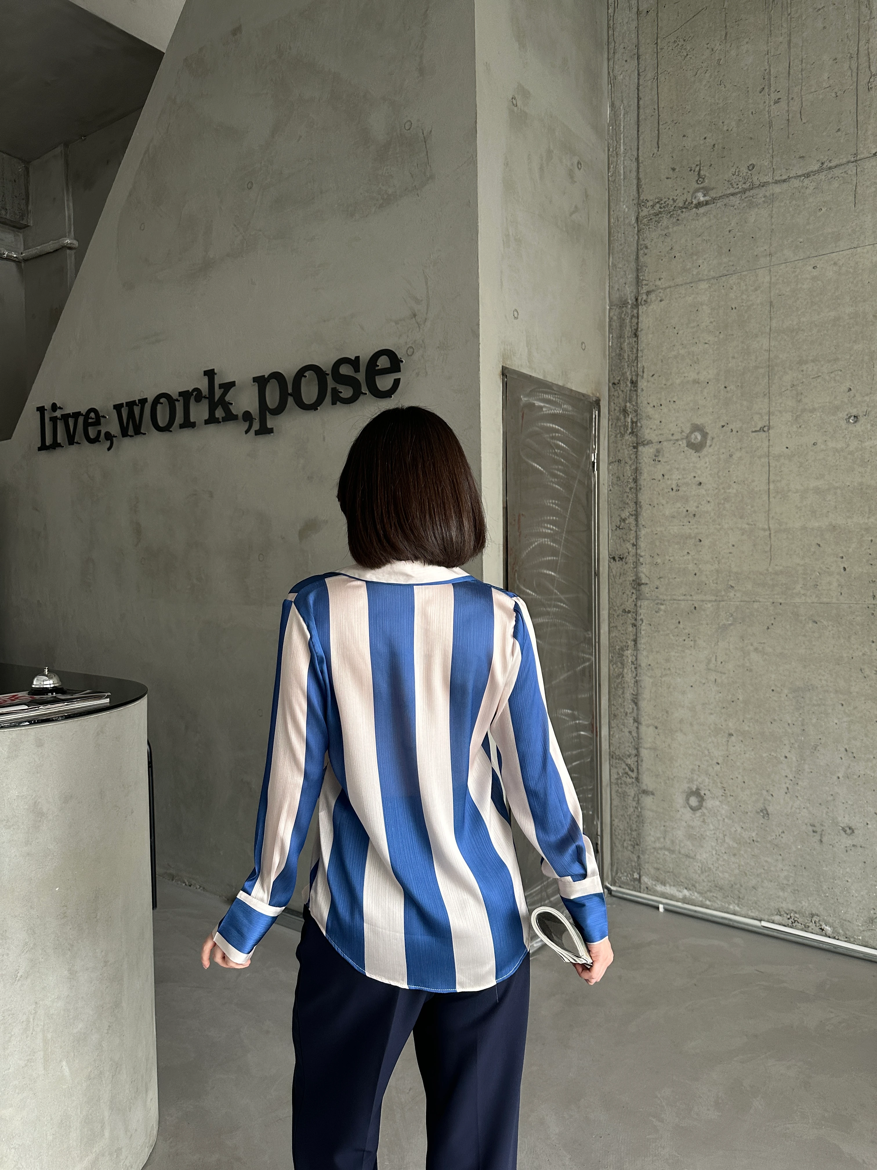 ŞERİT DESEN GÖMLEK