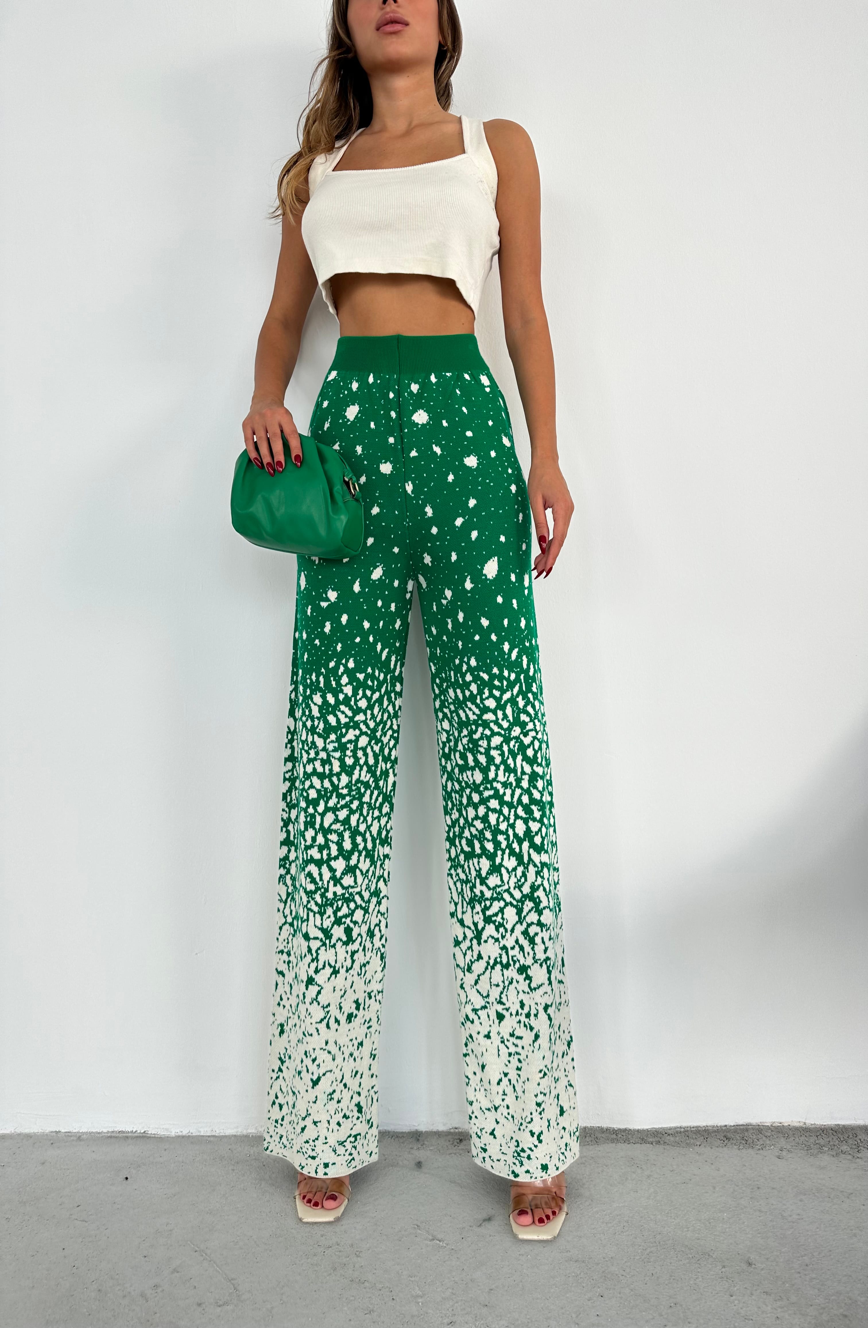 KAR DESENLİ PANTOLON - Benetton