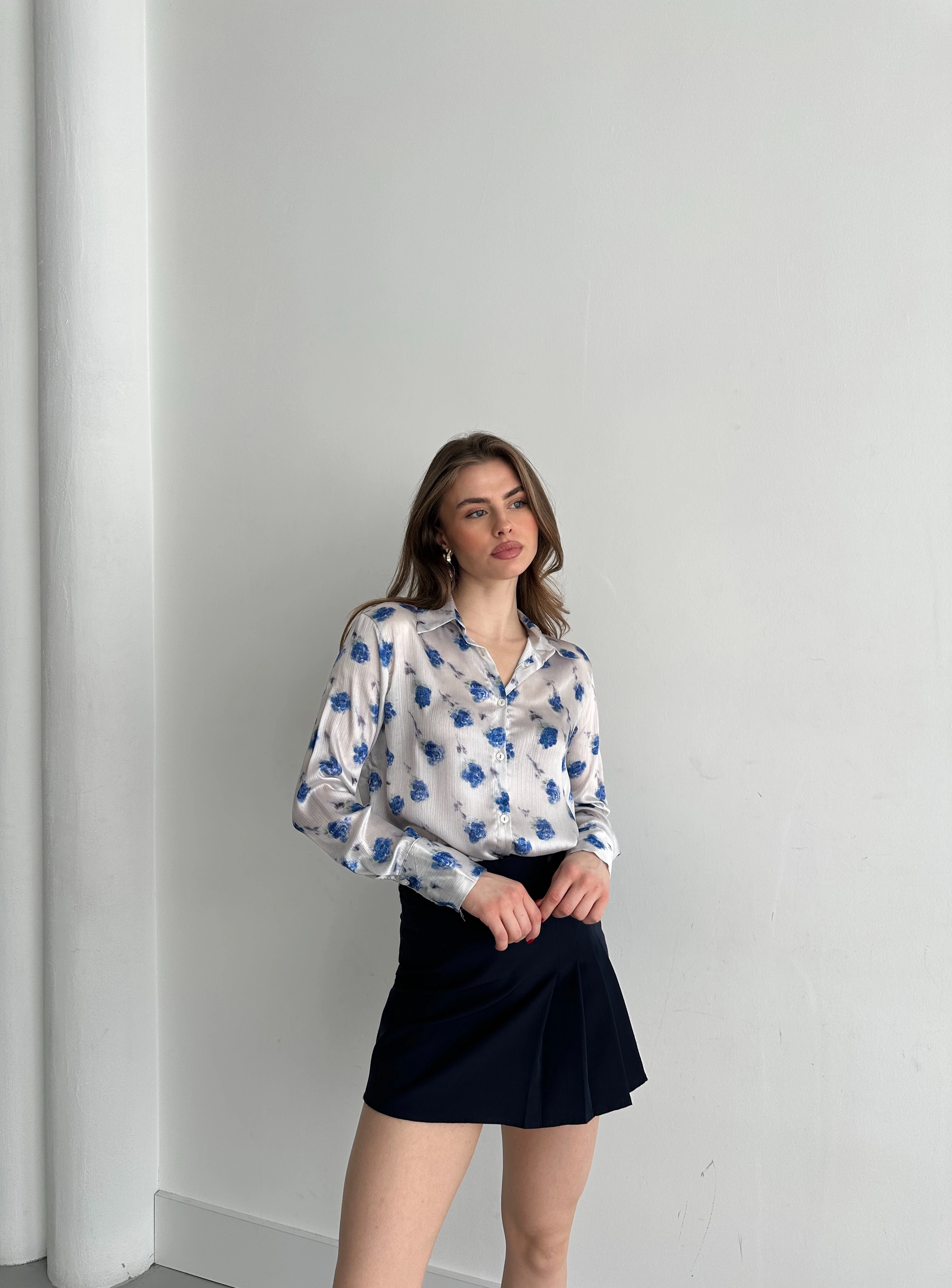 KASIM PATI DESEN GÖMLEK