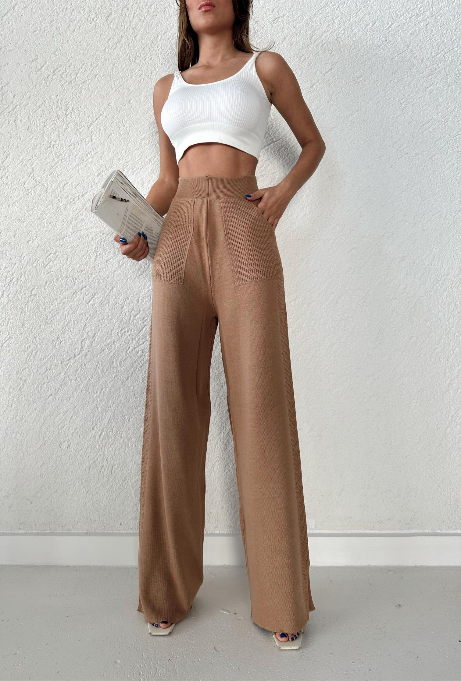 CEPLİ DESENLİ PANTOLON