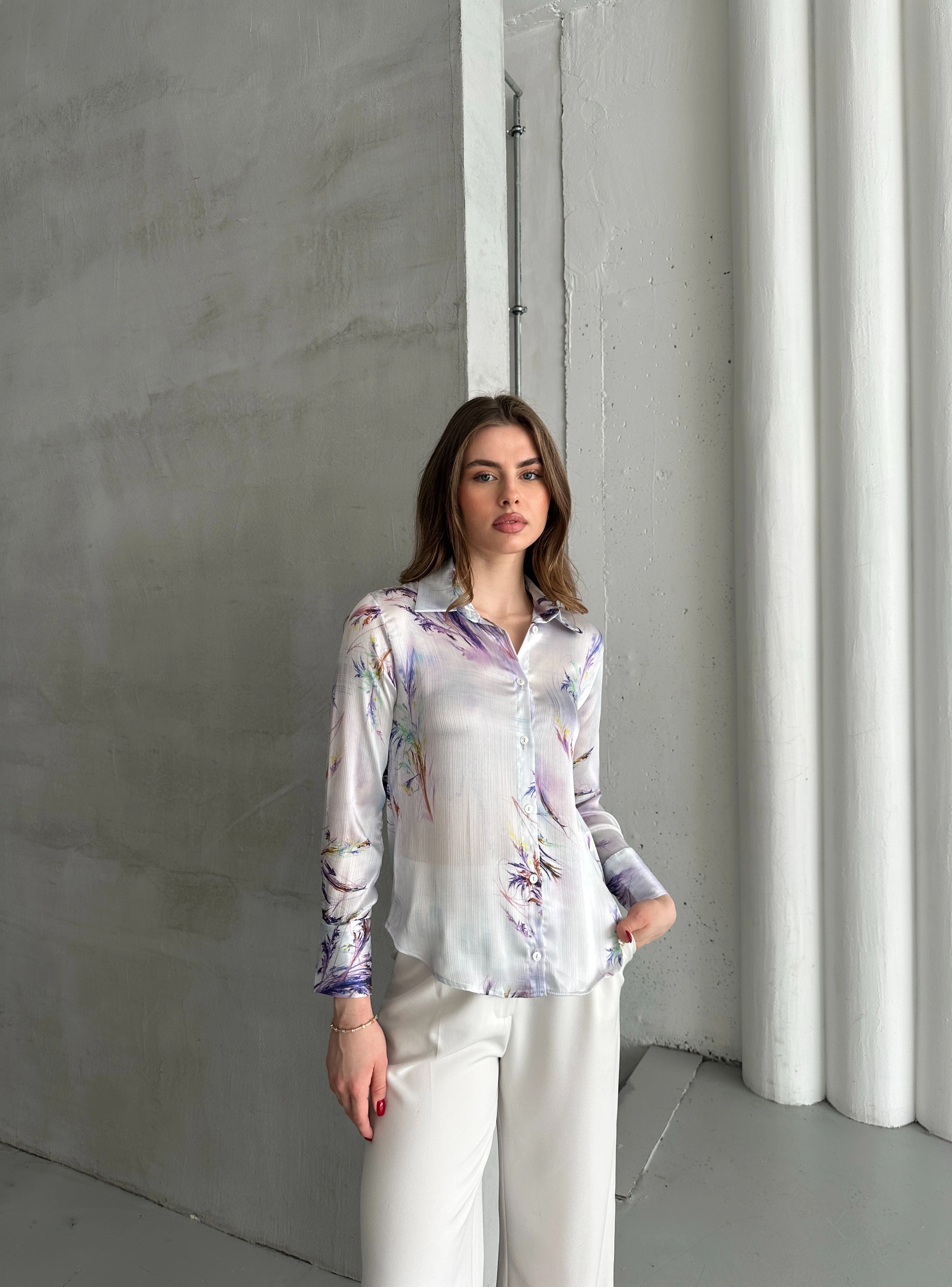 KIRÇIL DESEN GÖMLEK