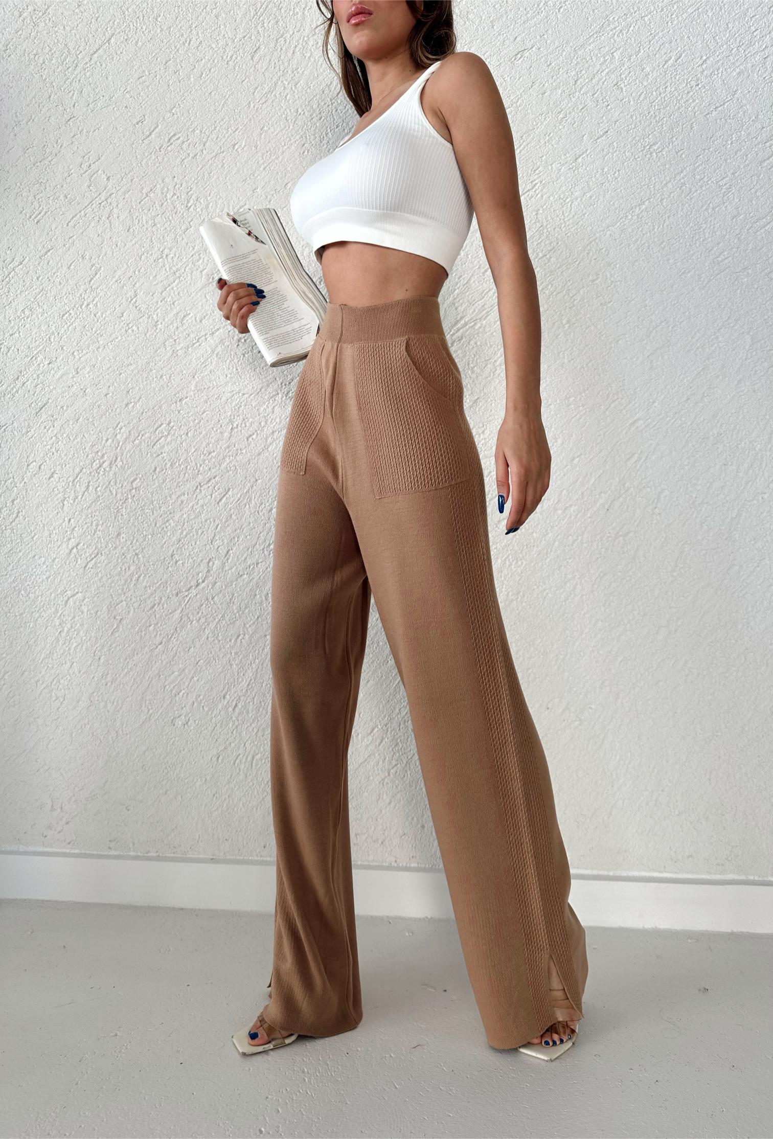 CEPLİ DESENLİ PANTOLON