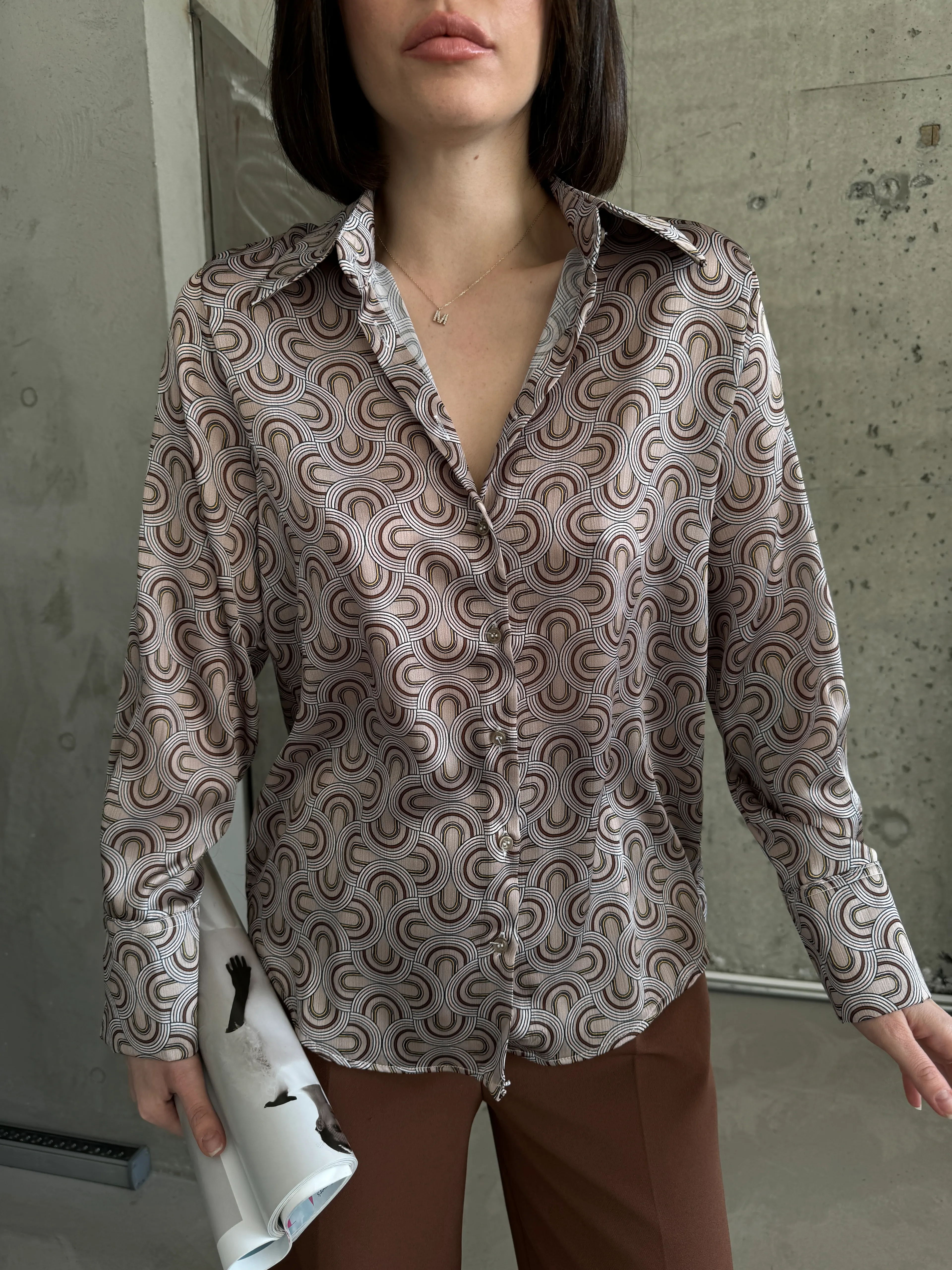 LABİRENT DESEN GÖMLEK