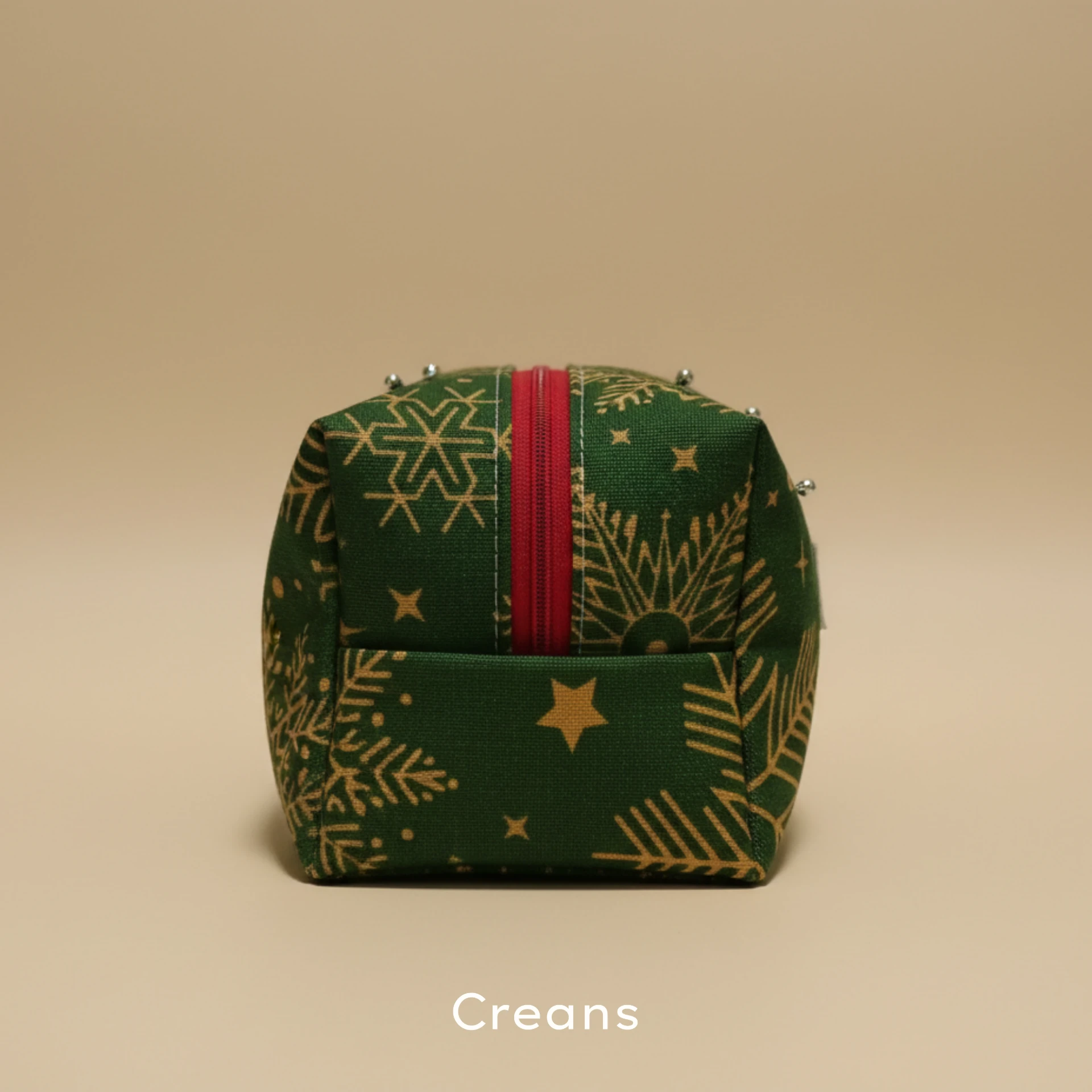 Yılbaşı desenli çok amaçlı çanta Golden Snowflake 