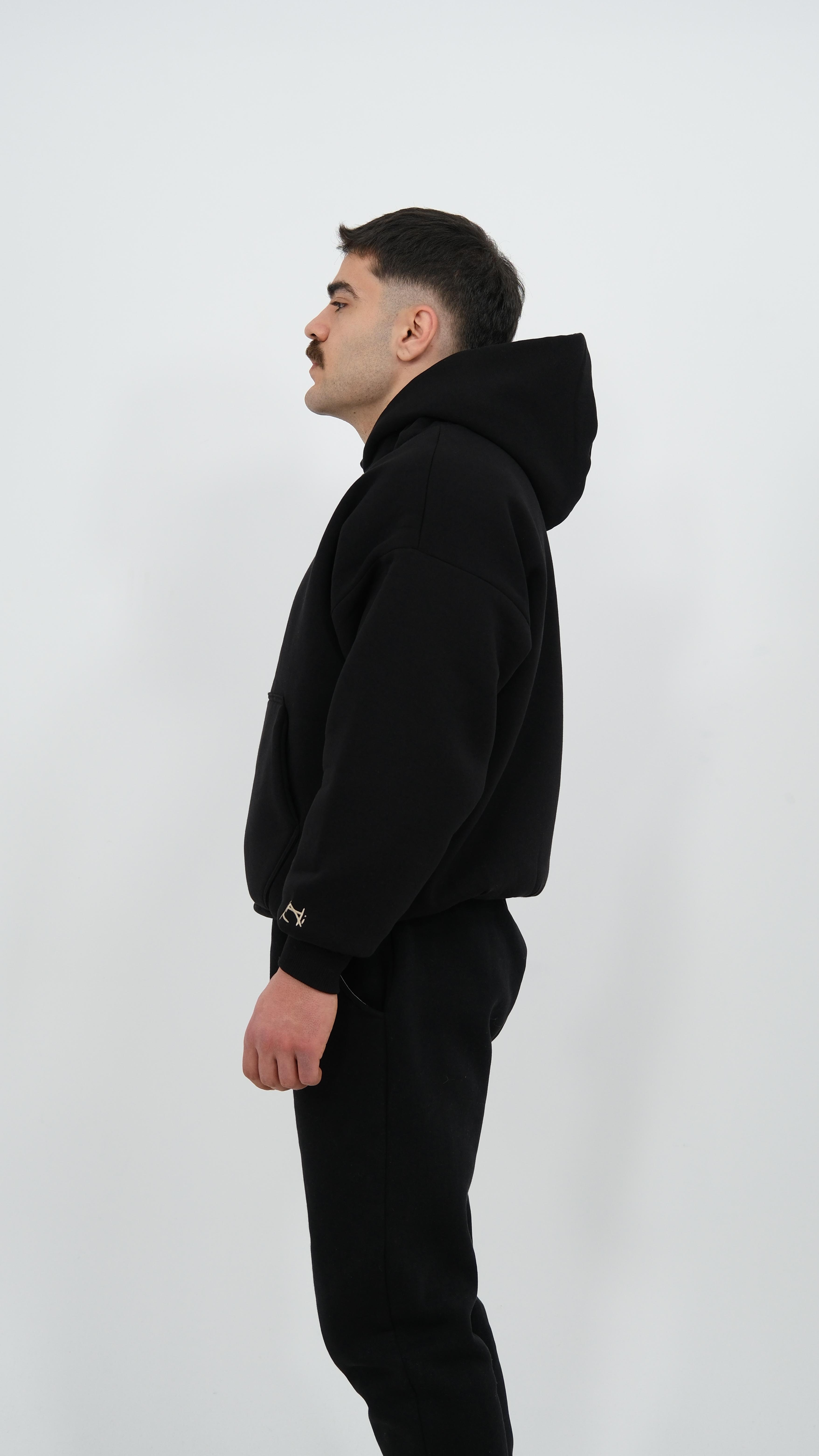 Obsidian Black Hoodie