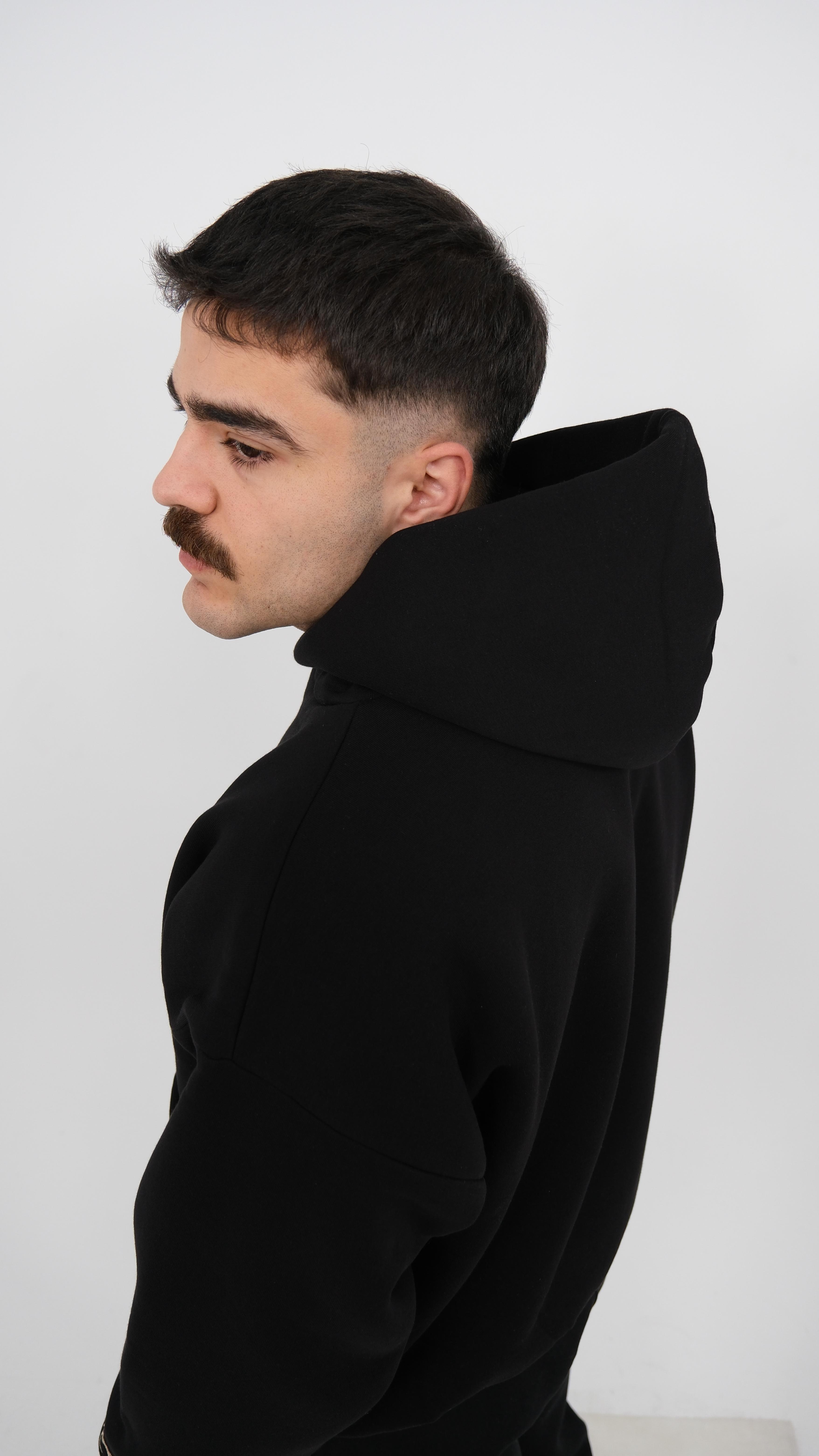 Obsidian Black Hoodie