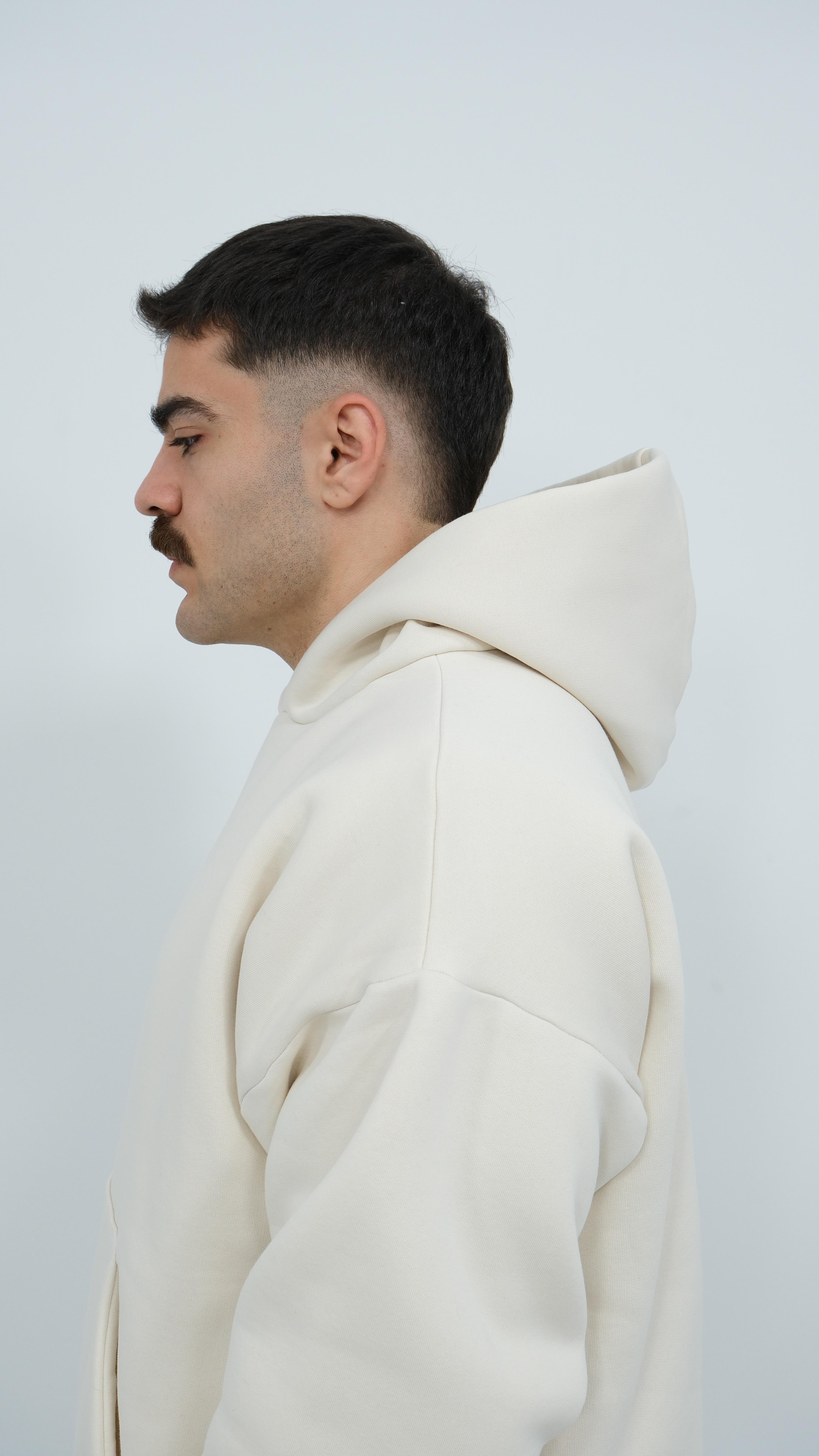 Moon White Hoodie
