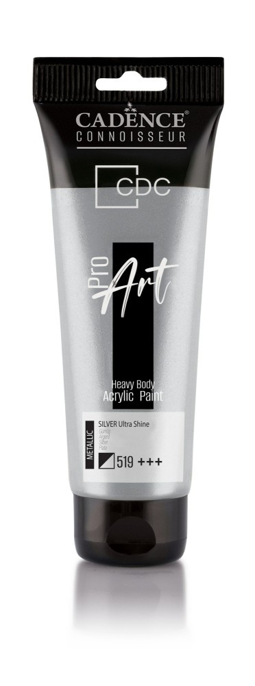 PRD519 Gümüş Proart Heavy Body Akrilik Boya 120ML