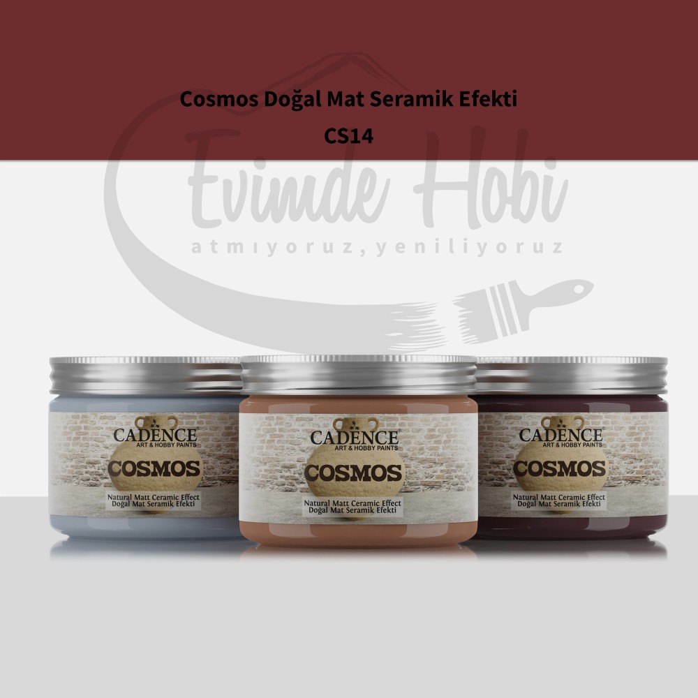 CS14 Paslı Kahve Cosmos Doğal Mat Seramik Efekti 150ML