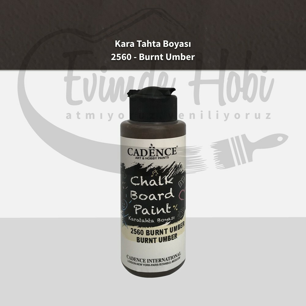 2560 Burnt Umber Kara Tahta Boyası  120ML