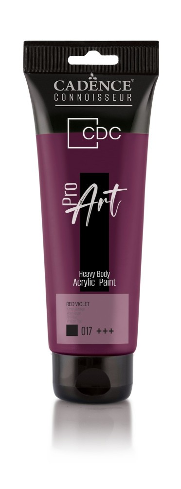 PR017 Kırmızı Menekşe Proart Heavy Body Akrilik Boya 120ML