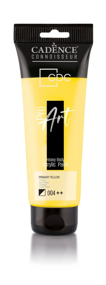 PR004 Temel Sarı Proart Heavy Body Akrilik Boya 120ML