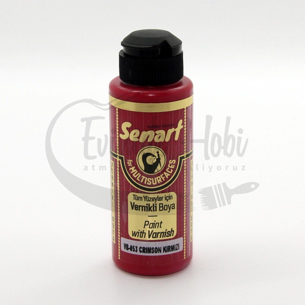 Senart Vernikli Boya VB053 Crimson Kırmızı 120ml