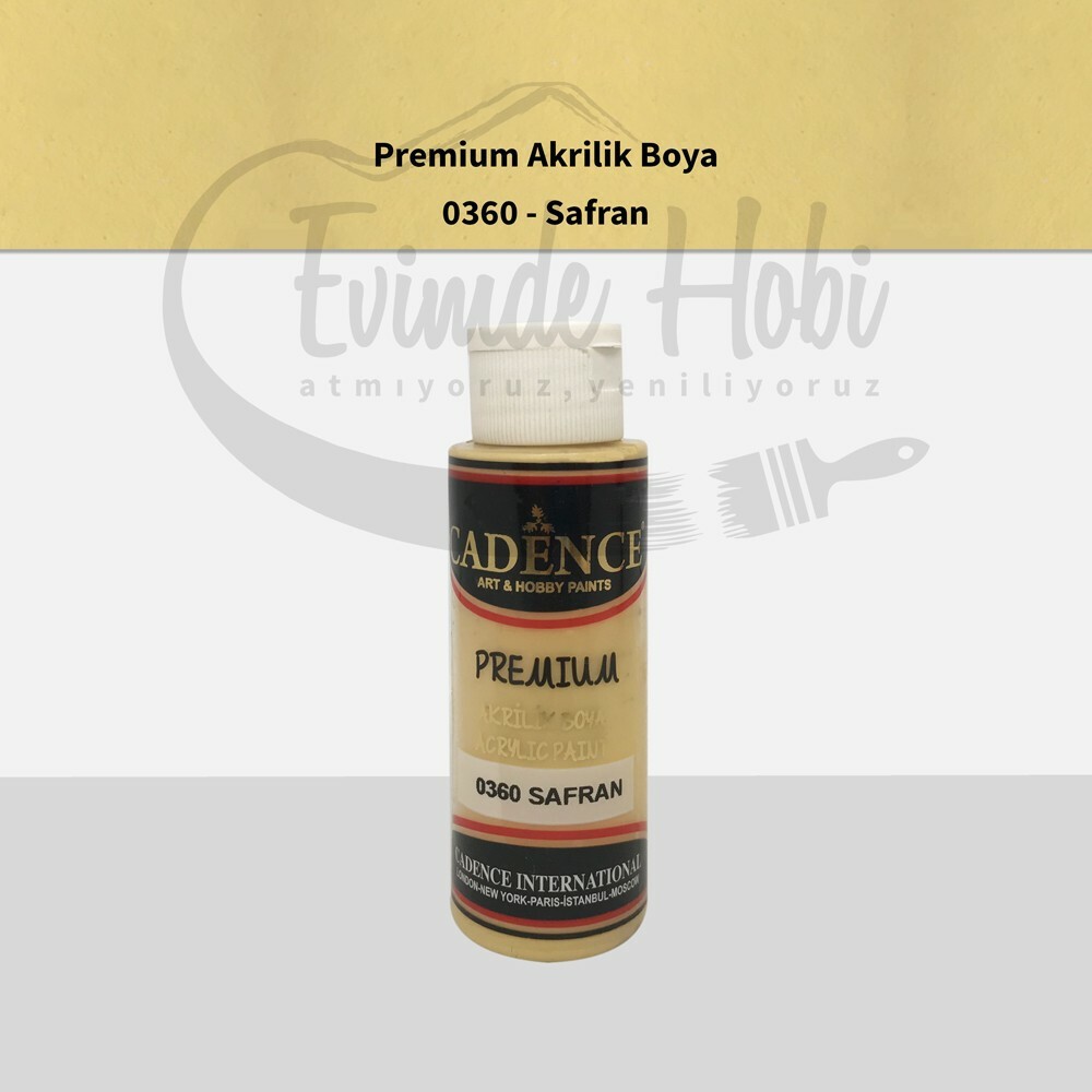 Premium Akrilik Boya 0360 Safran 70ML