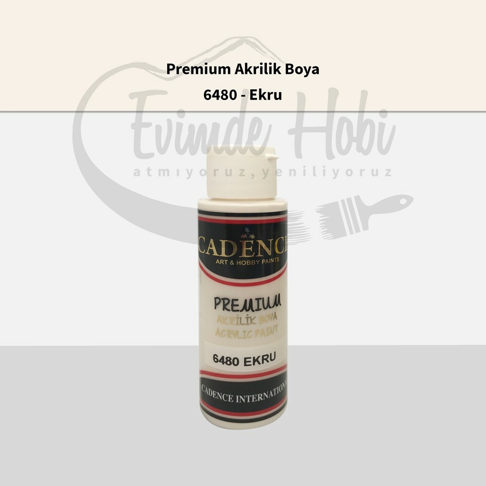 Premium Akrilik Boya 6480 Ekru 70ML