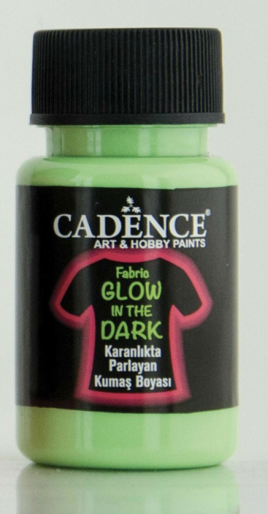 Koyu Yeşil Cadence Karanlıkta Parlayan Kumaş Boyası 50ML