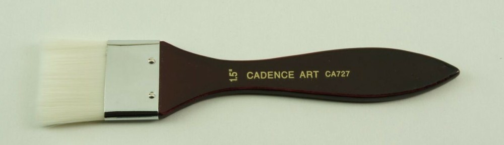 Cadence İpek Uçlu Bordo Zemin Boya Fırçası - CA727 1,5"