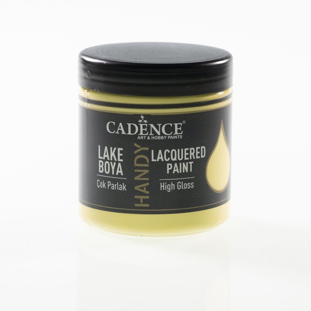 Cadence Vernikli Lake Boya L006 Açık Sarı 250ml