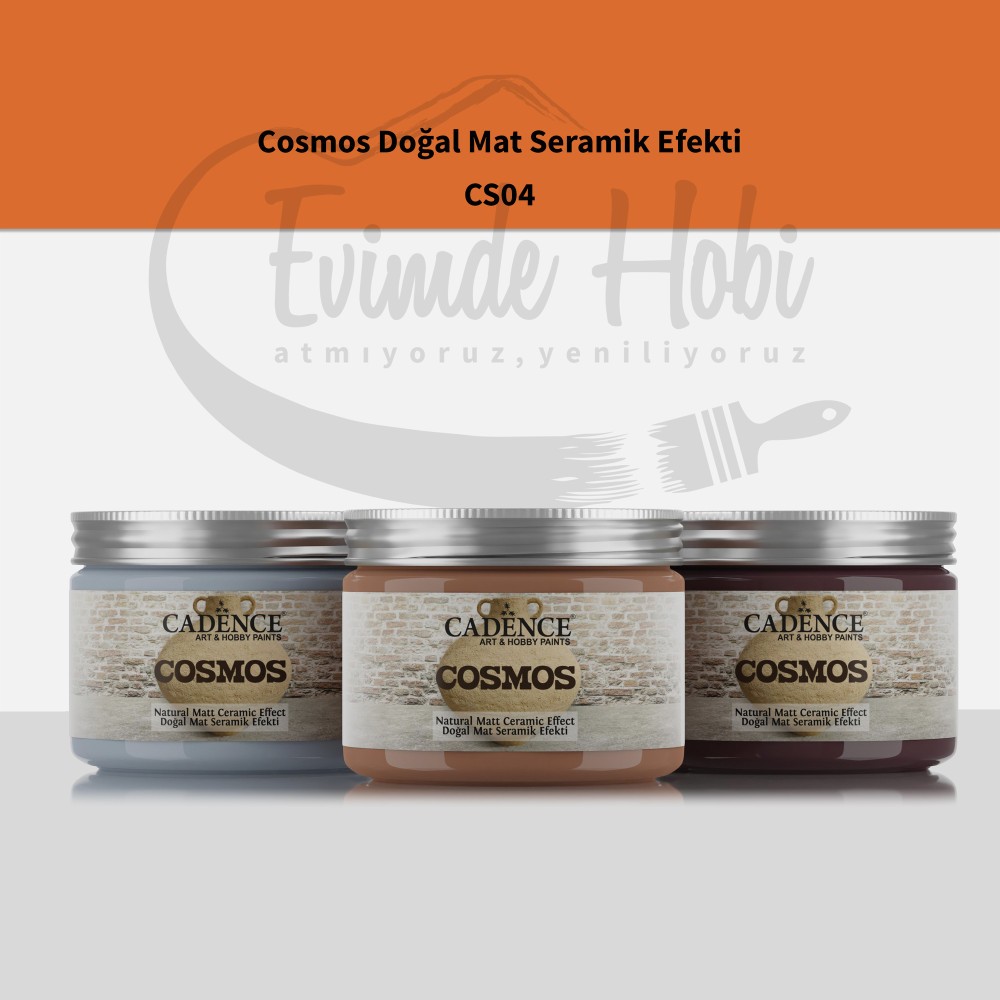 CS04 Turuncu Cosmos Doğal Mat Seramik Efekti 150ML