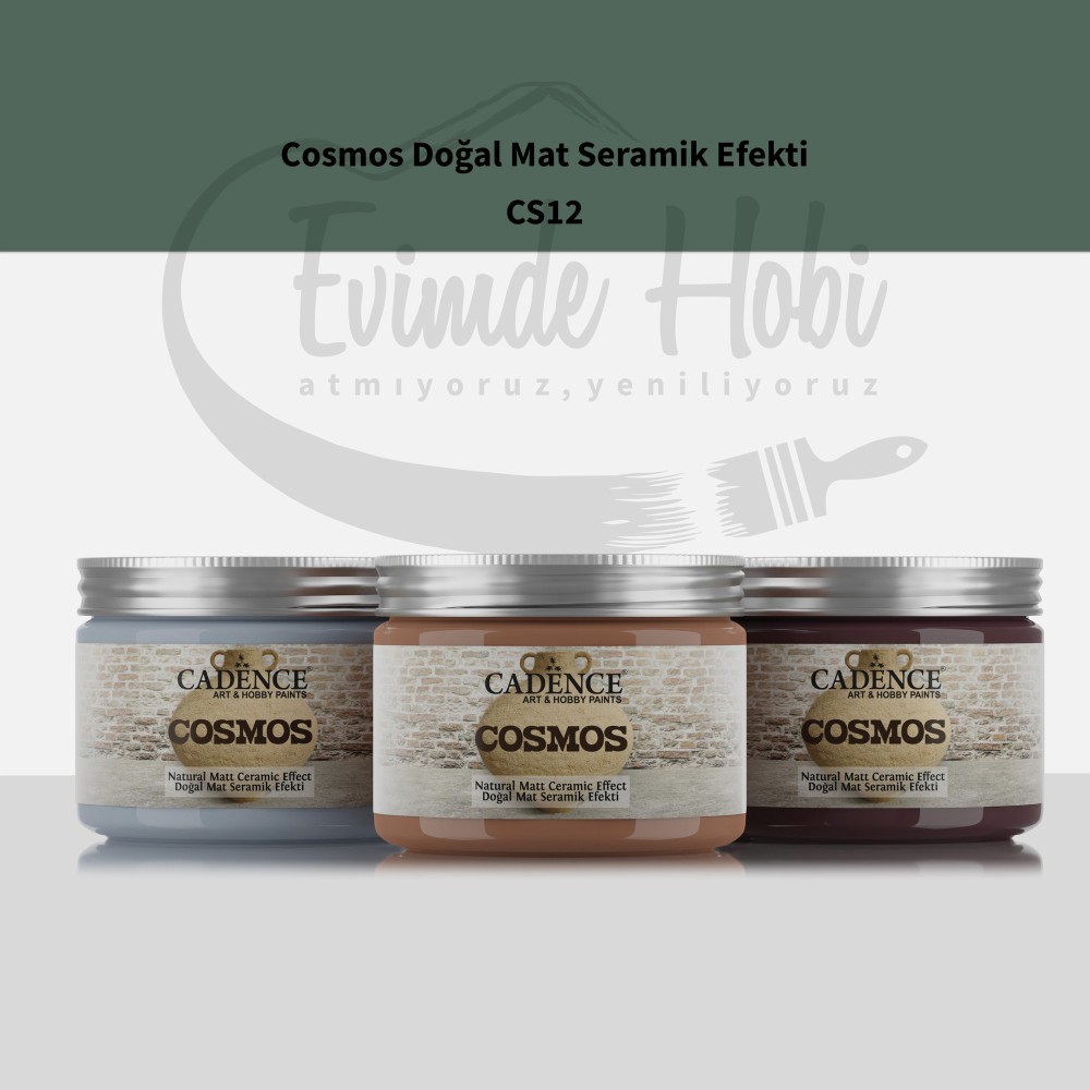 CS12 Zümrüt Yeşil Cosmos Doğal Mat Seramik Efekti 150ML