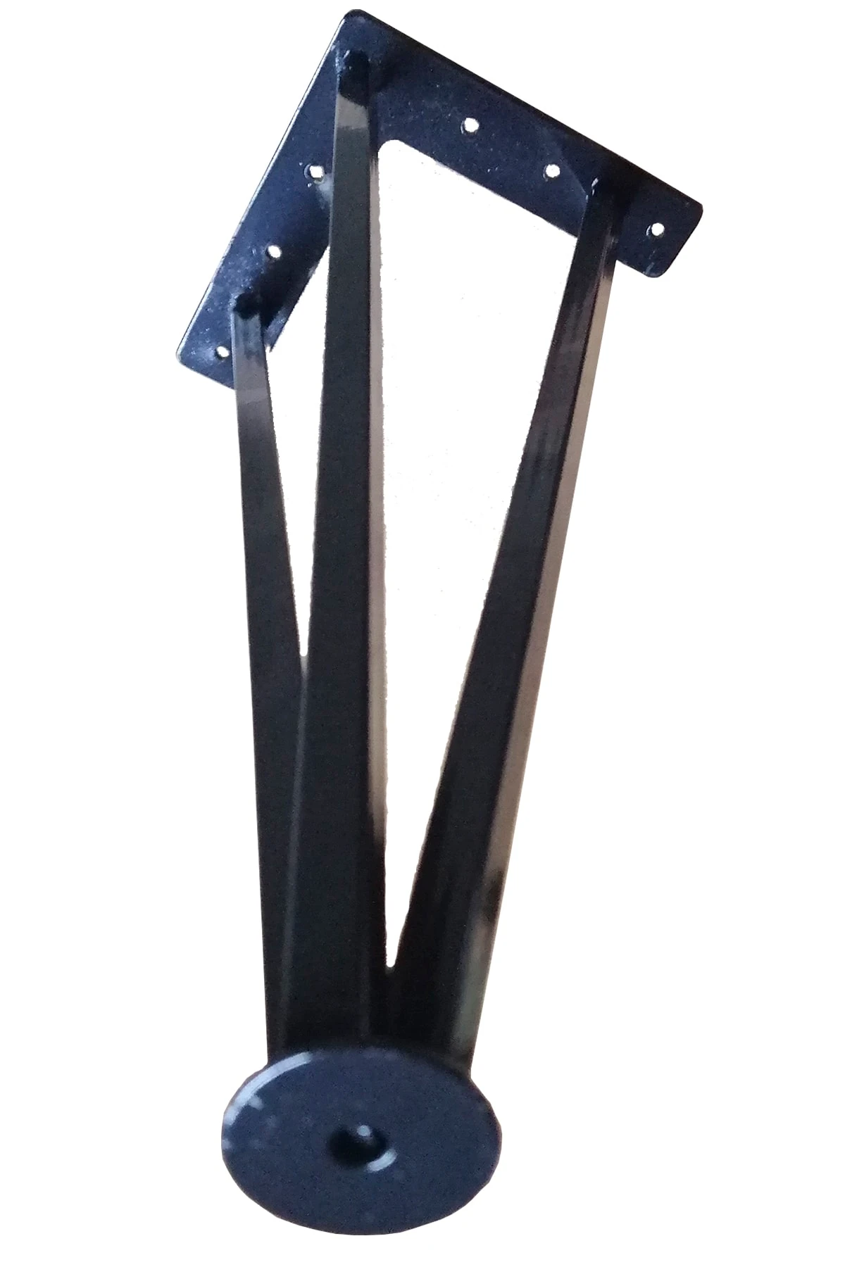 Metal Boru Ayak Kütük Masa Dresuar Kaşıklık Kitaplık Orta Sehpa Zigon Ayağı 45 Cm (1 Adet)