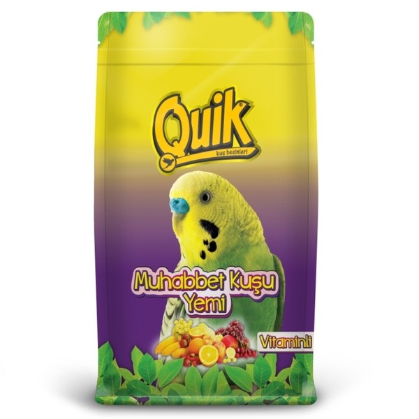 QUİK MEYVELİ VİTAMİNLİ MUHABBET KUŞU YEMİ