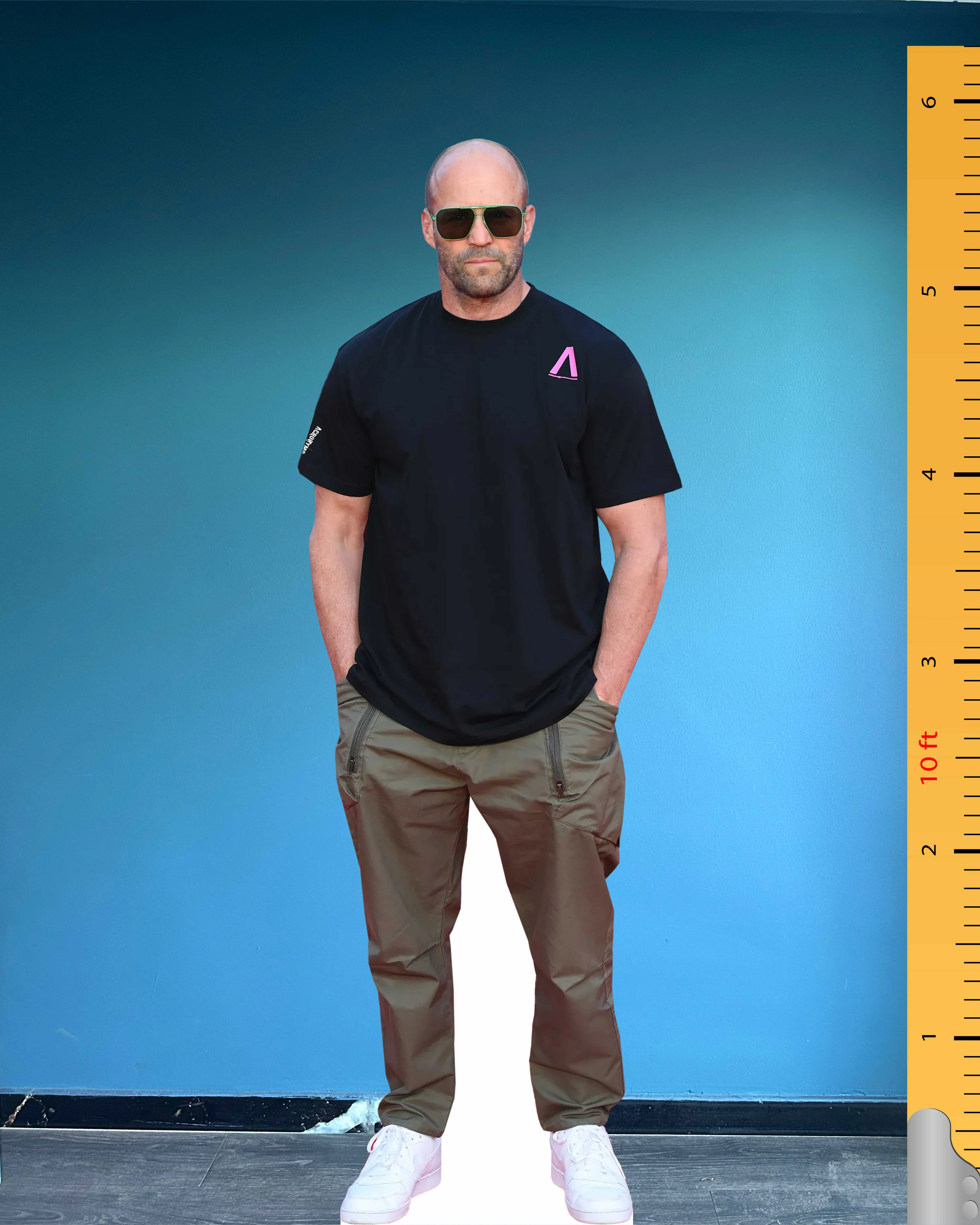 Jason Statham, modelo de papelão recortado em tamanho real, figura de plástico, ator inglês