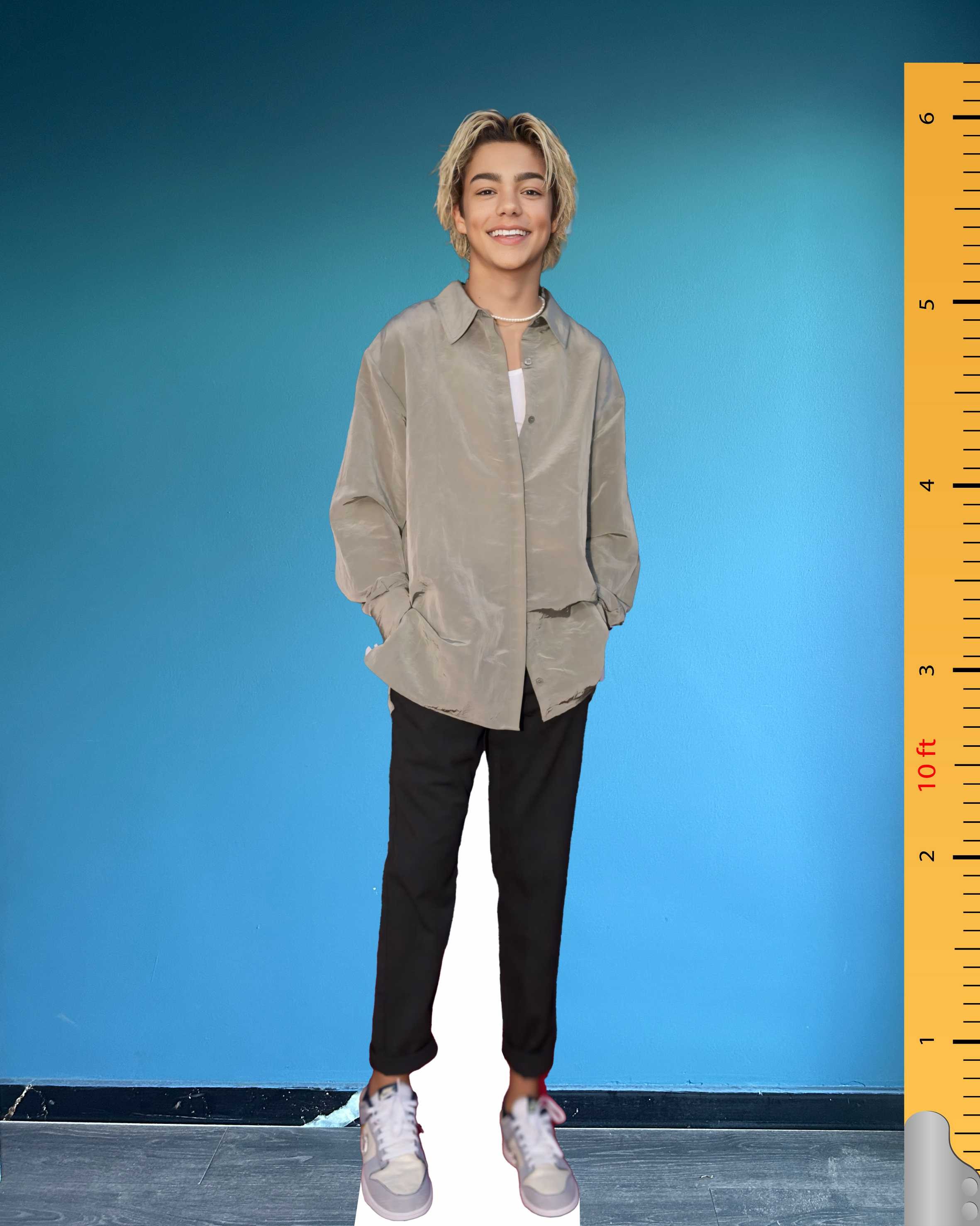 Malachi Barton Tekturowy model wycinany naturalnej wielkości plastikowa figurka standee