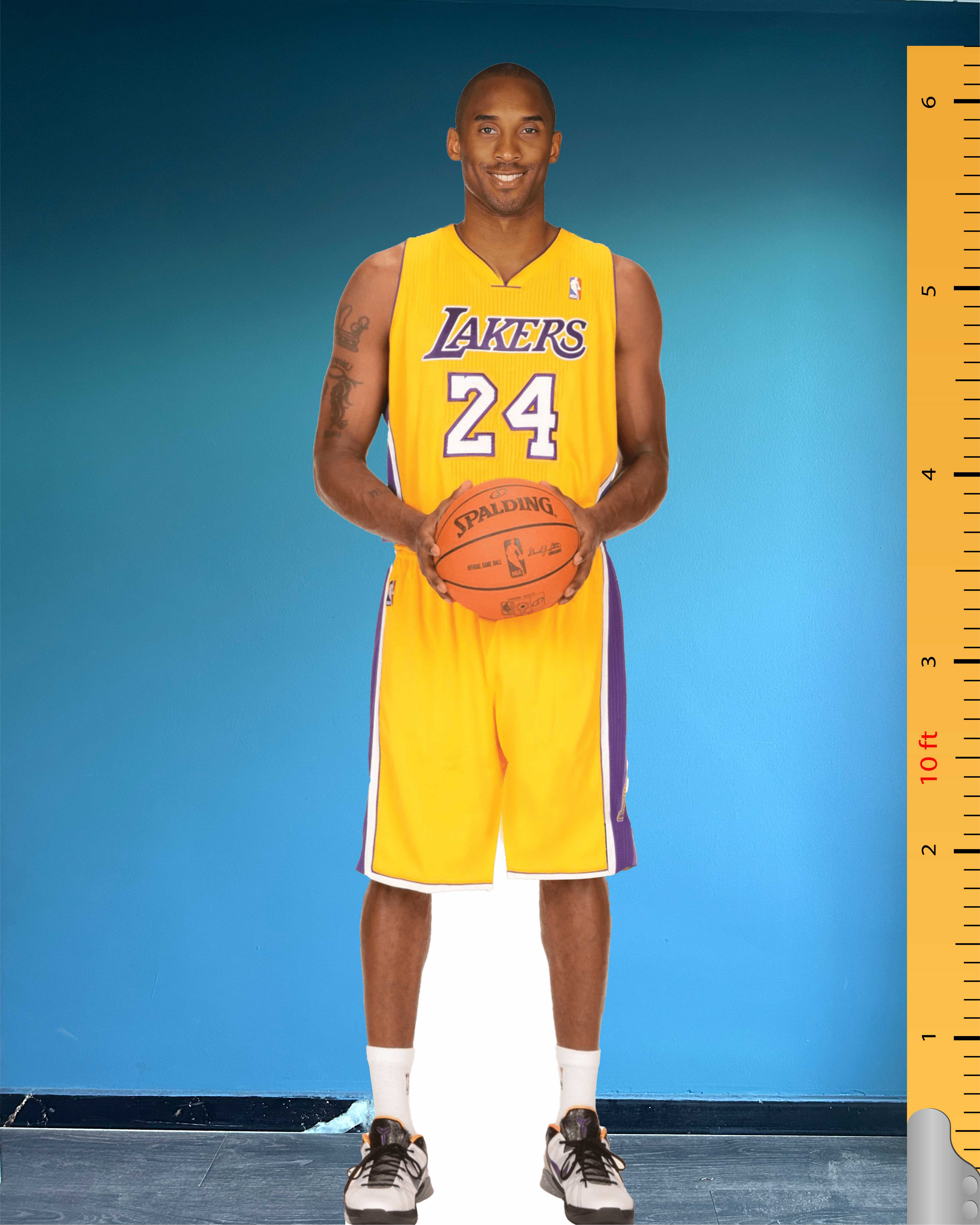 Kobe Bryant Cardboard Cutout Model Plastic Standee LA Lakers