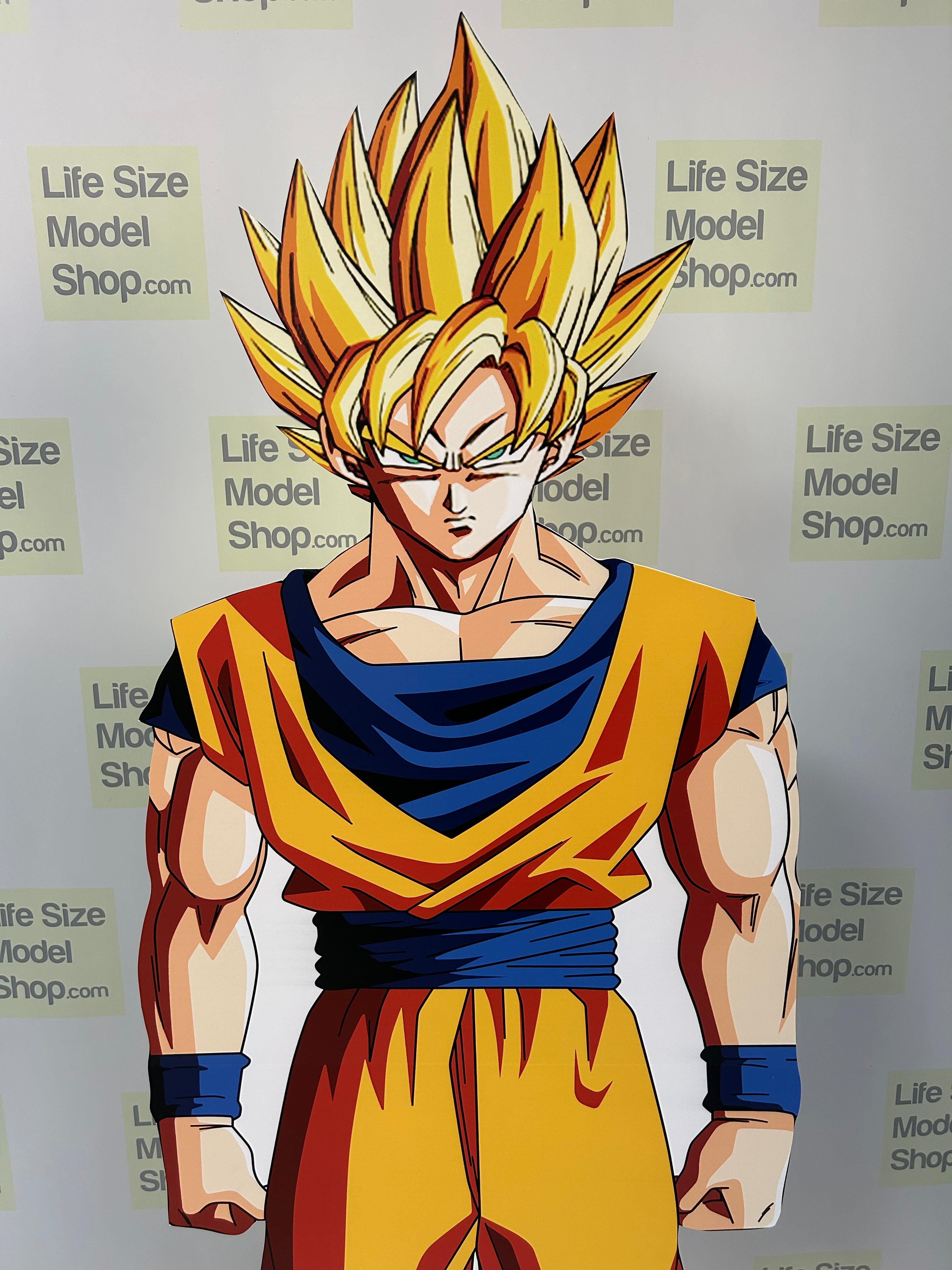 ⚡Goku Super Saiyan Cardboard Figure – Dragon Ball Anime Character Standee