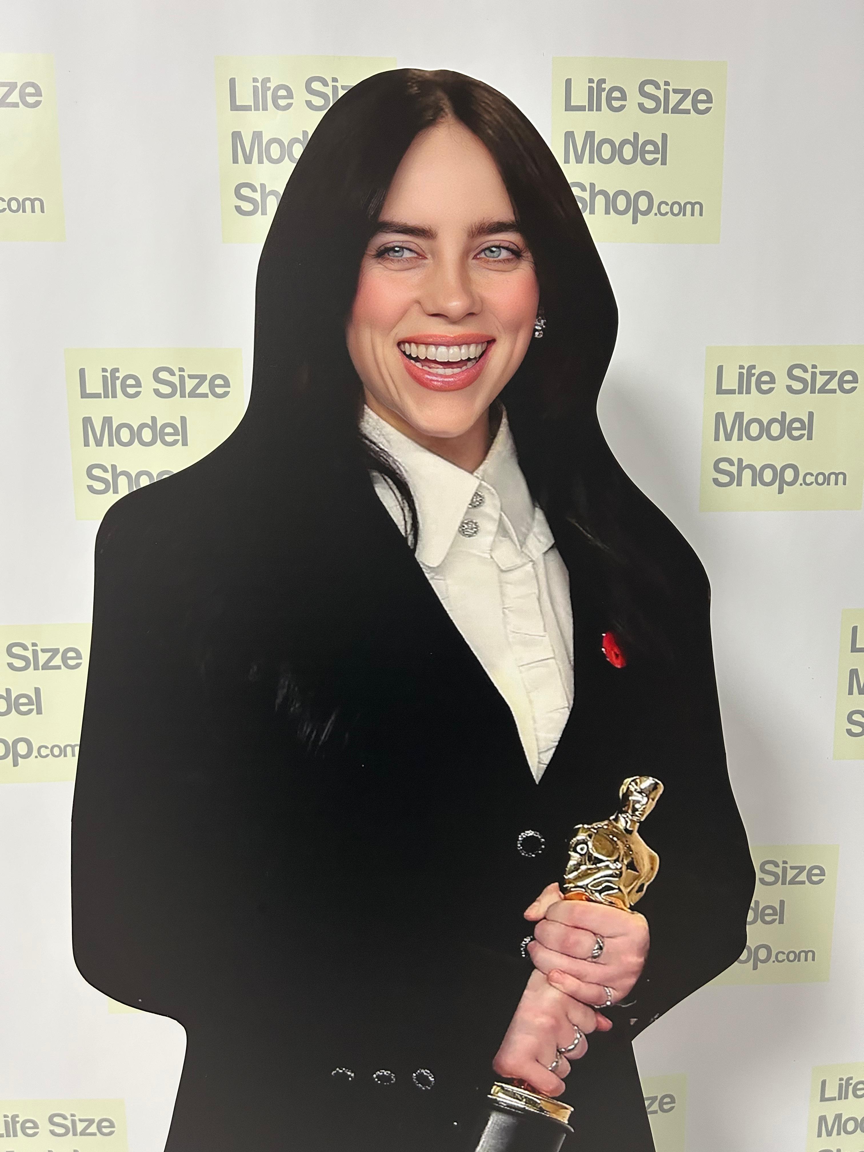 🖤 Billie Eilish Life-Size Cardboard Cutout – Alt-Pop Icon Edition