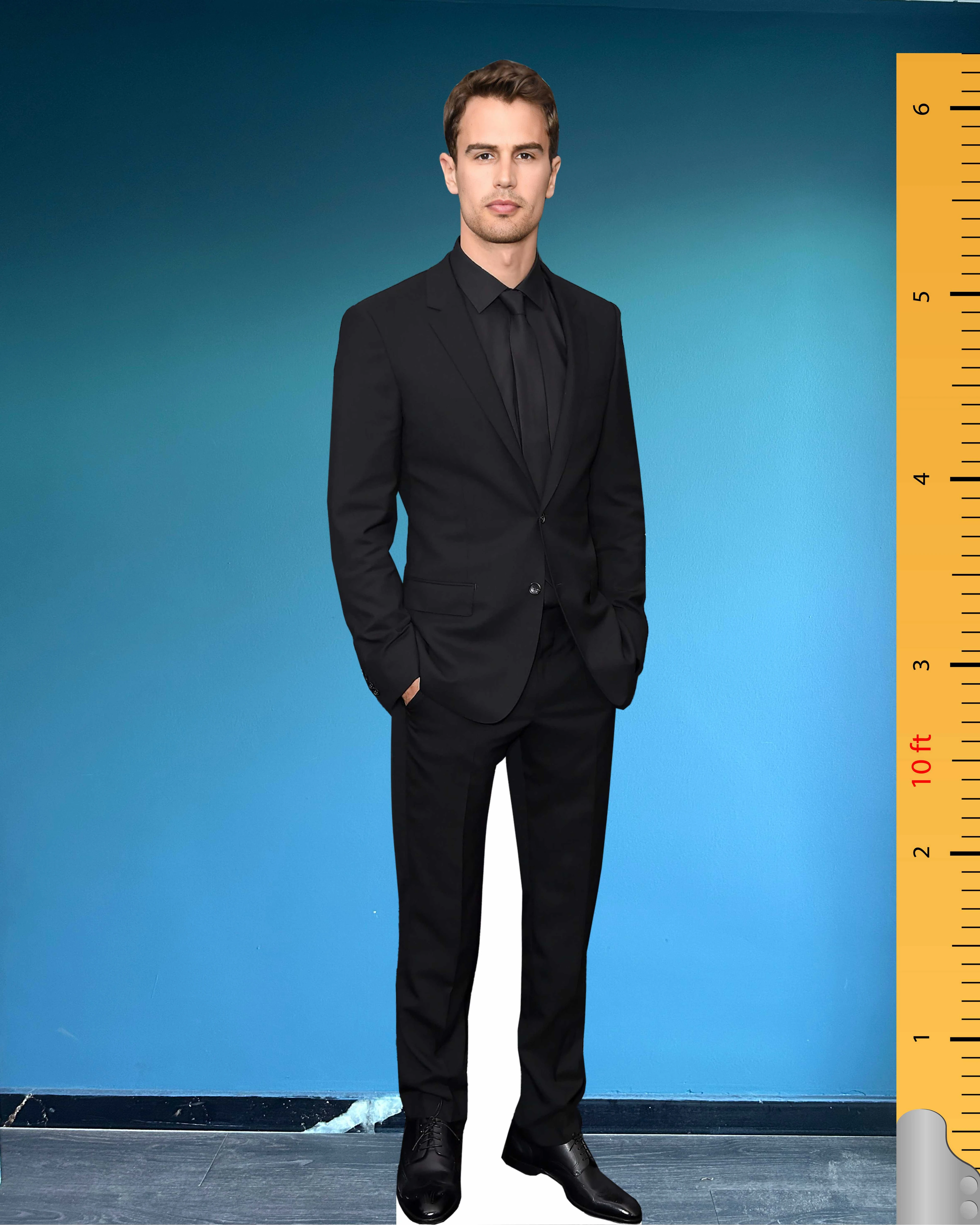 🎬Theodore Peter James Life-Size Cardboard Cutout – British Actor Celebrity Standee 🇬🇧